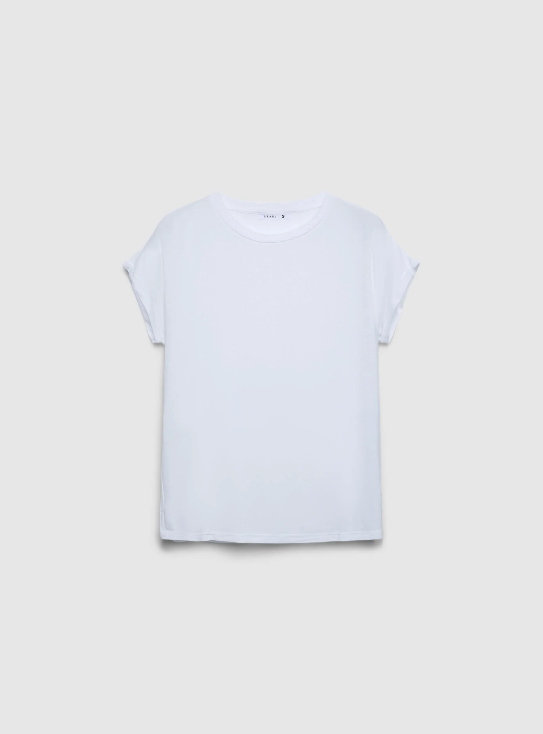 T-shirt ampia in viscosa - Image 5
