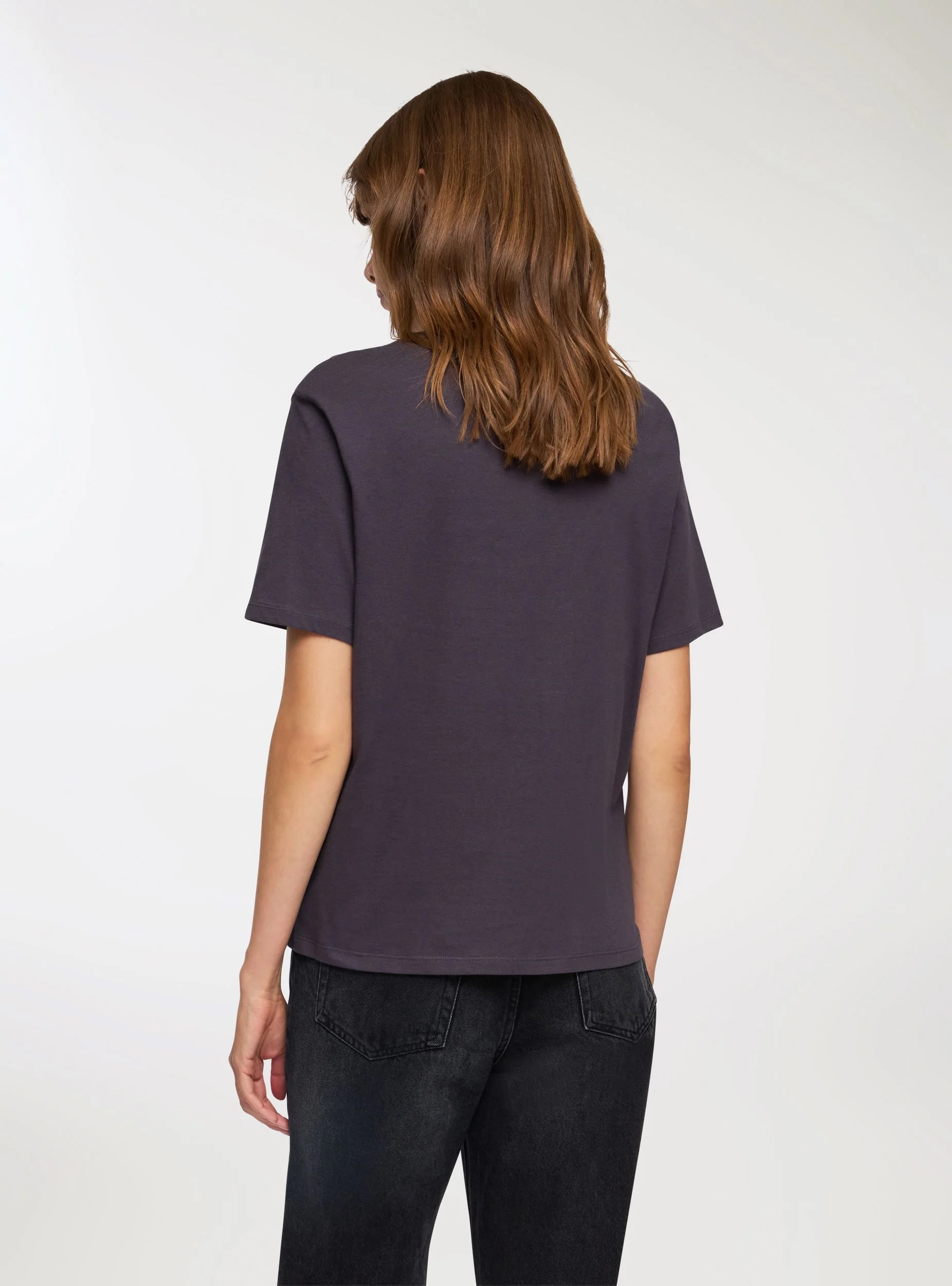 T-shirt ampia scritta luccicante - Image 4