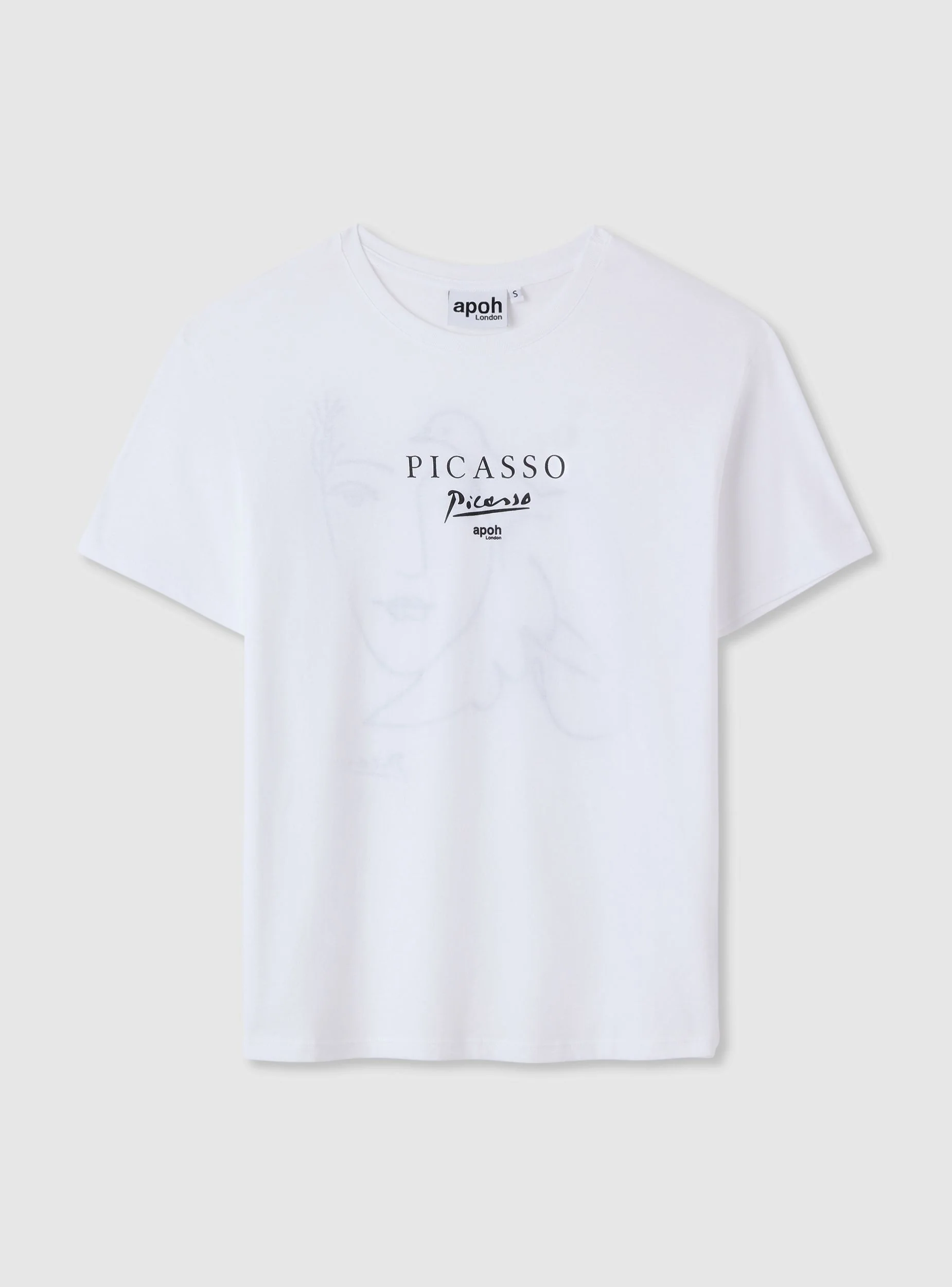 T-shirt ampia stampa arte fronte/retro - Image 5
