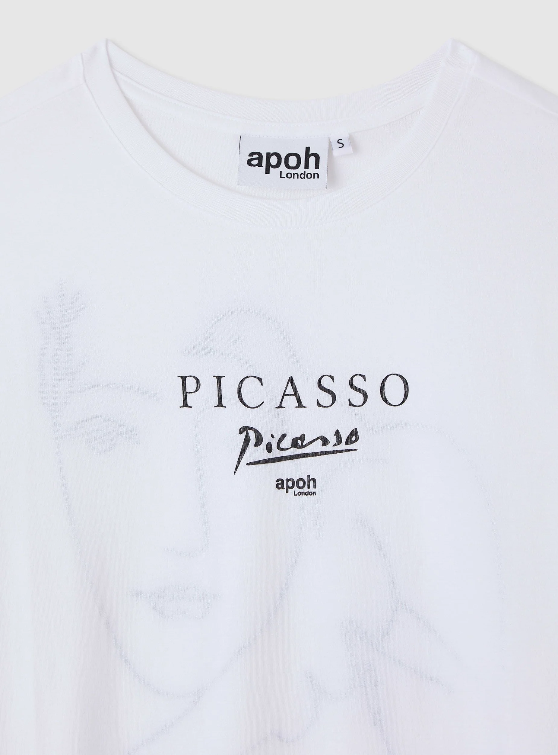 T-shirt ampia stampa arte fronte/retro - Image 6
