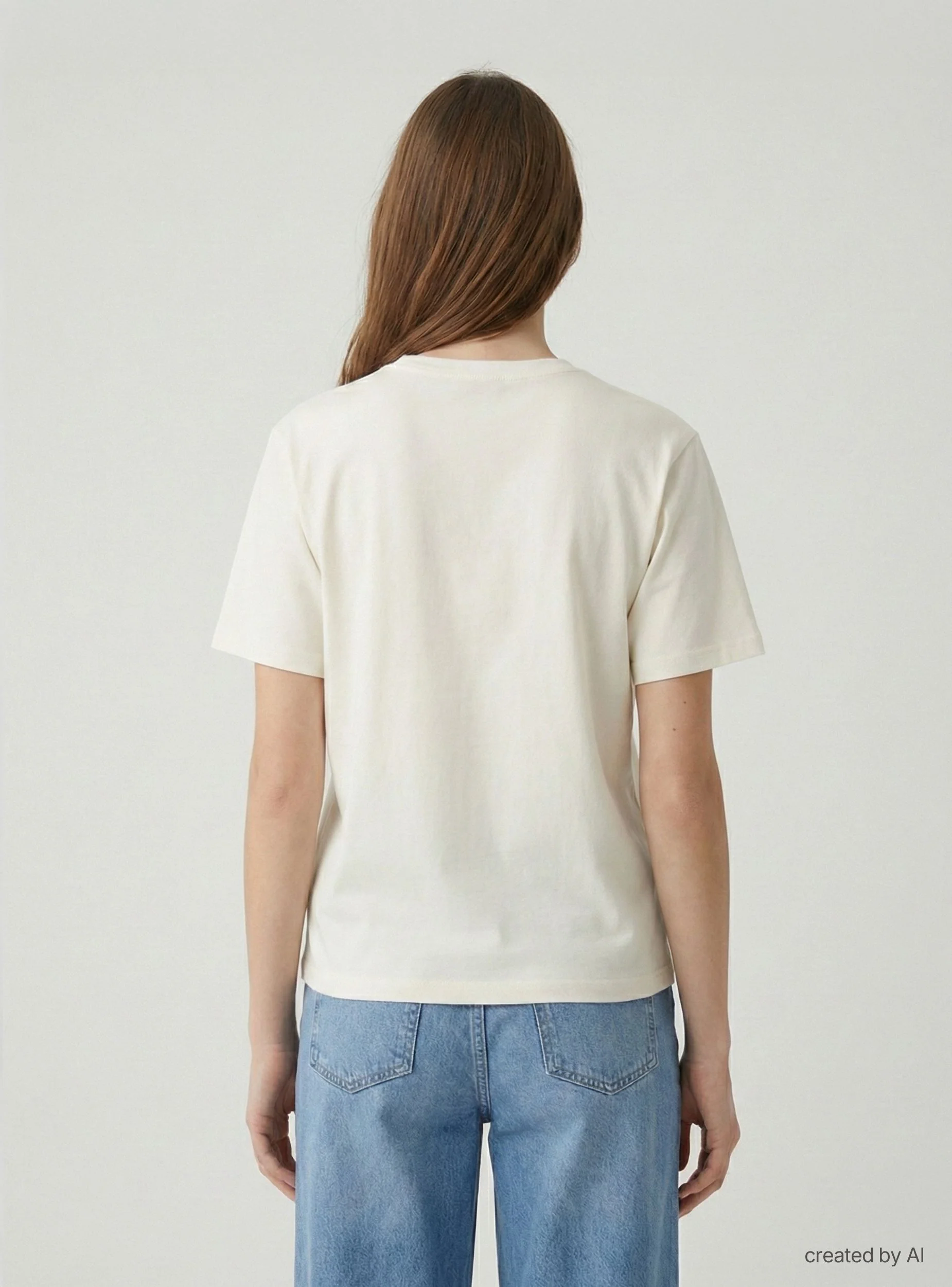 T-shirt ampia stampa college ricamata - Image 3