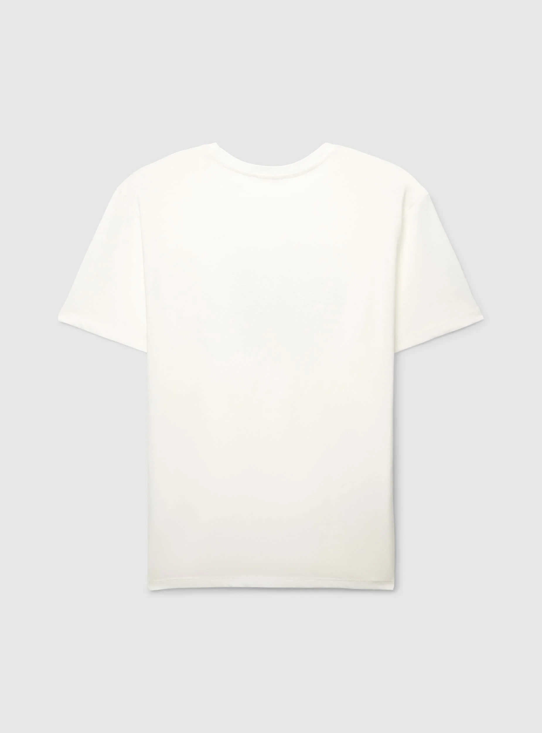 T-shirt ampia stampa college ricamata - Image 4
