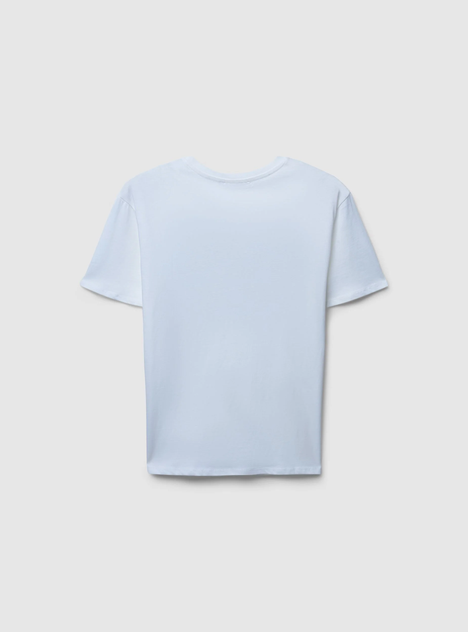 T-shirt ampia stampa college - Image 5