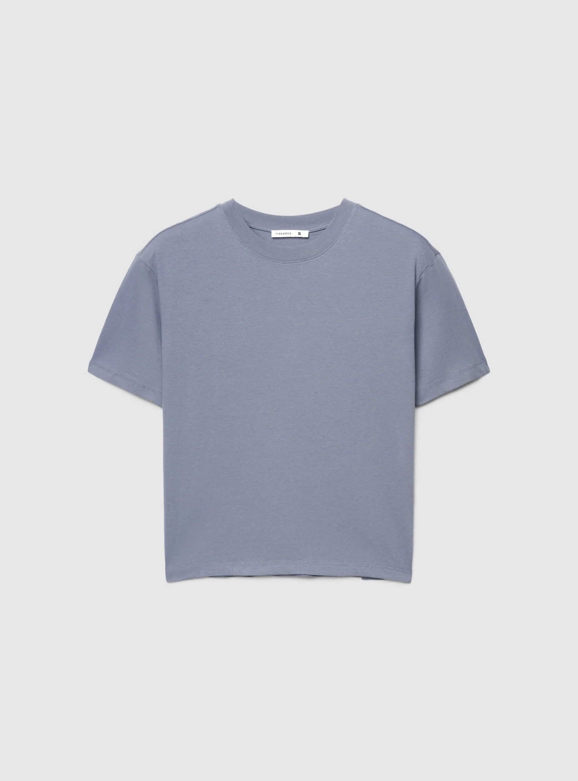 T-shirt ampia tinta unita - Image 6