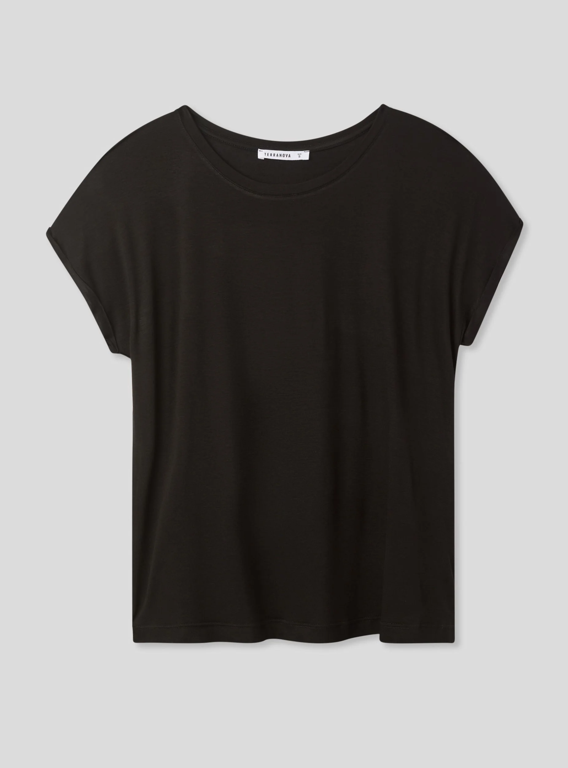 T-shirt ampia tinta unita - Image 5