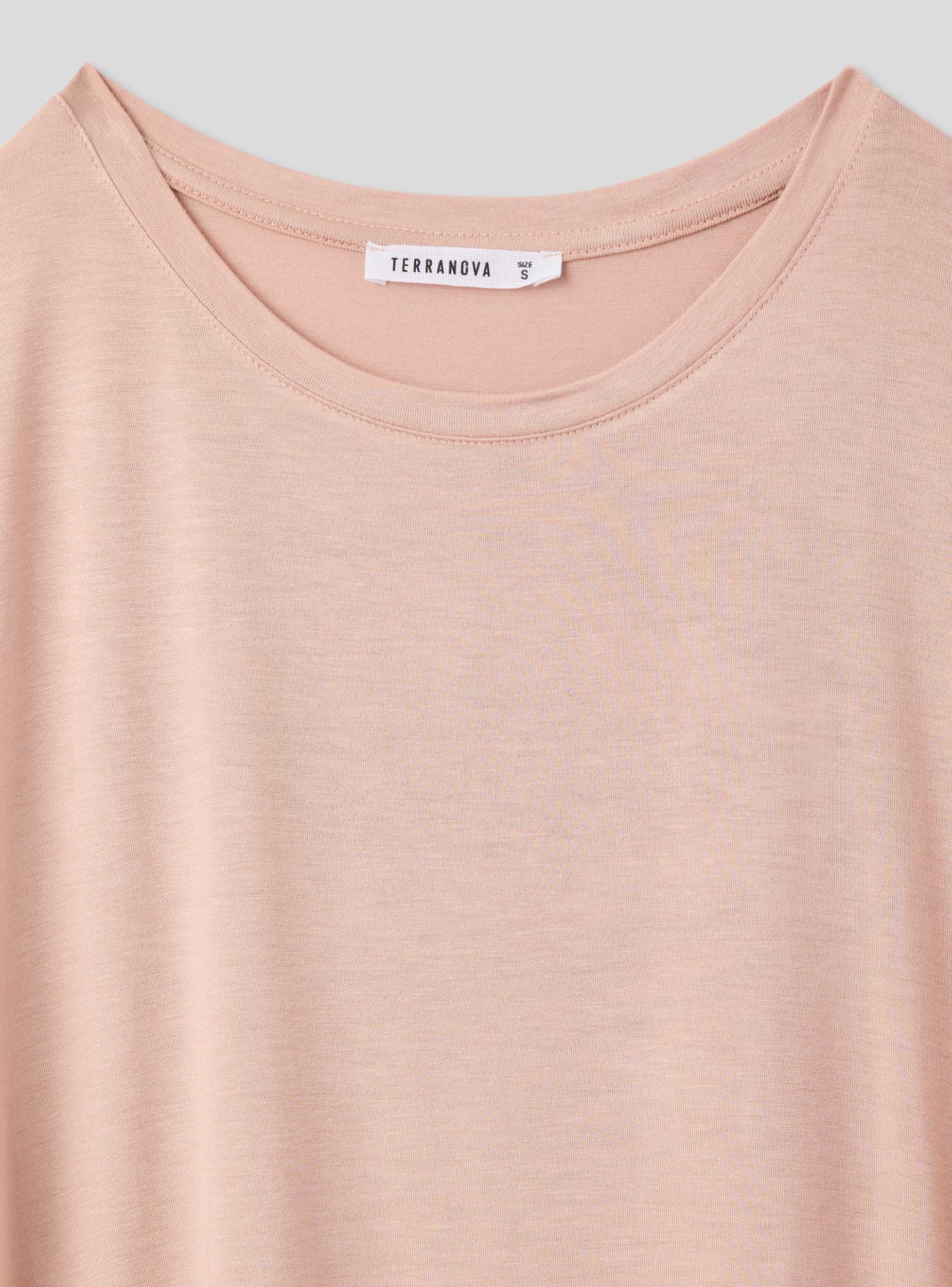 T-shirt ampia tinta unita - Image 5