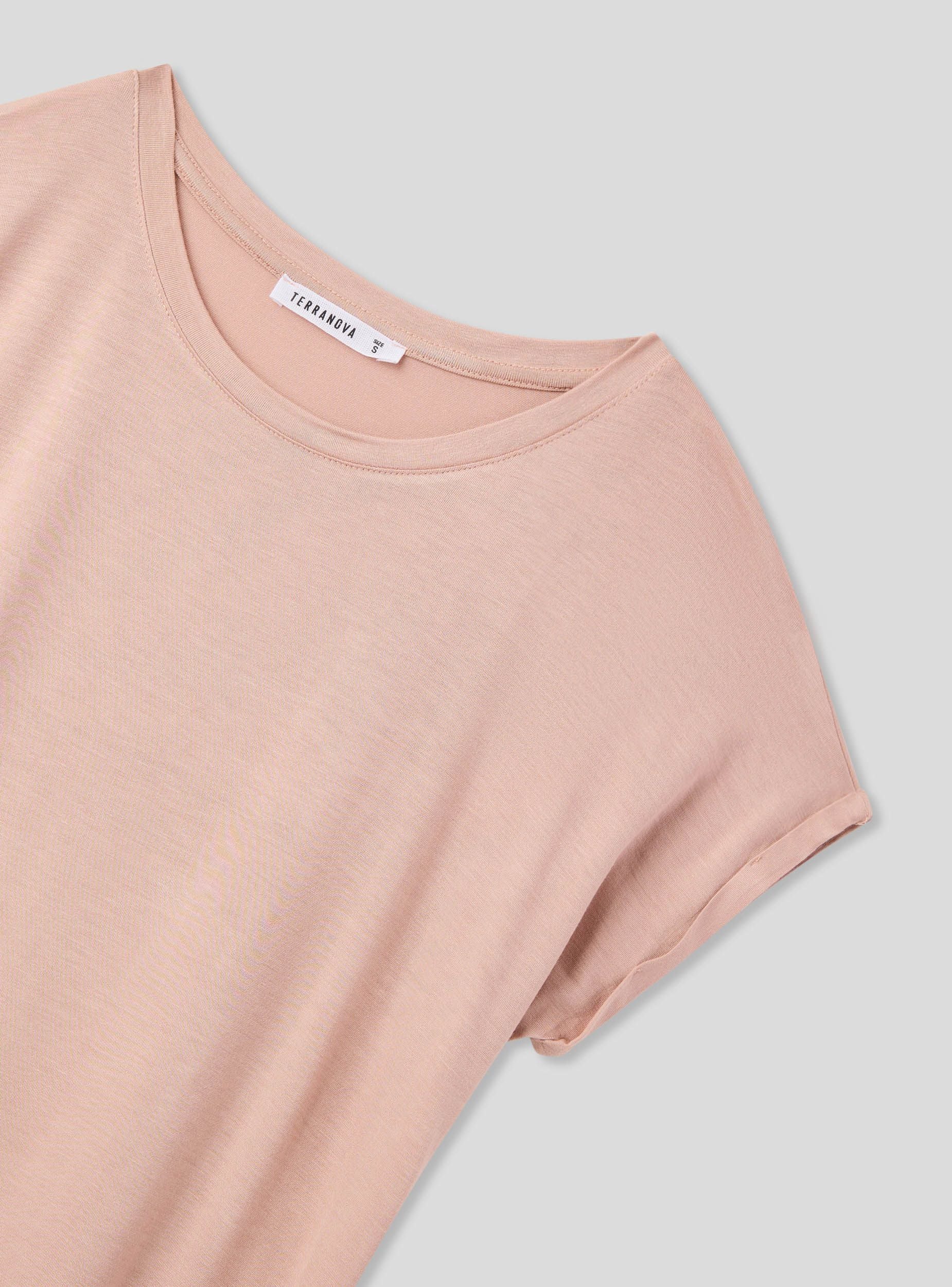 T-shirt ampia tinta unita - Image 7