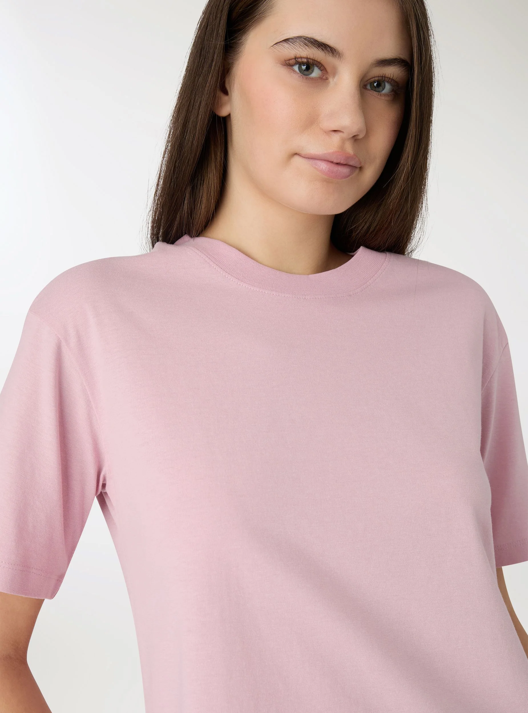 T-shirt ampia tinta unita - Image 4