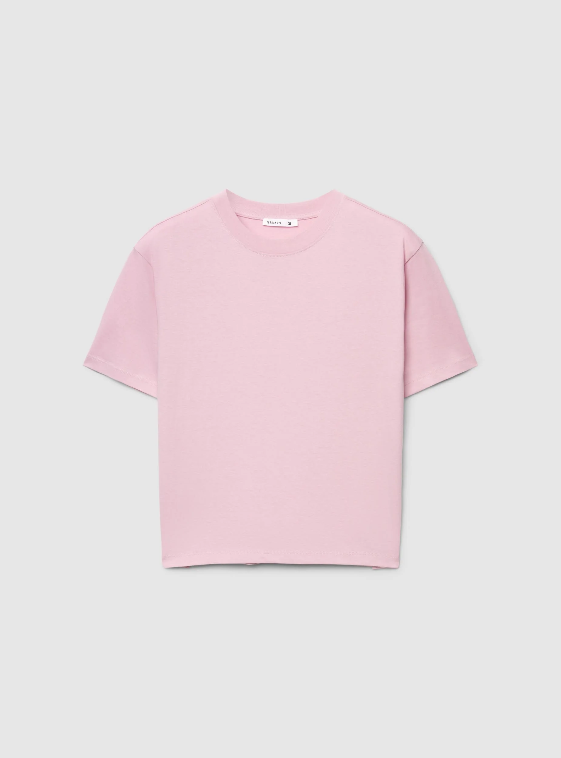T-shirt ampia tinta unita - Image 6