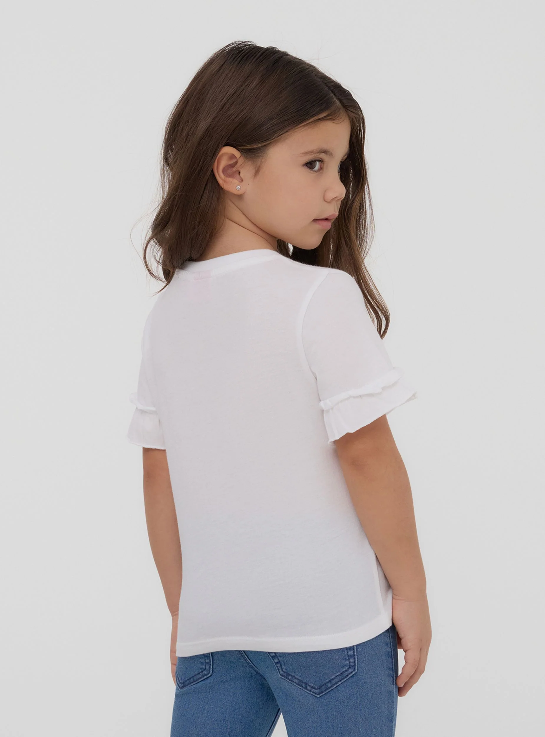 T-shirt Barbie® con cuore di paillettes - Image 2