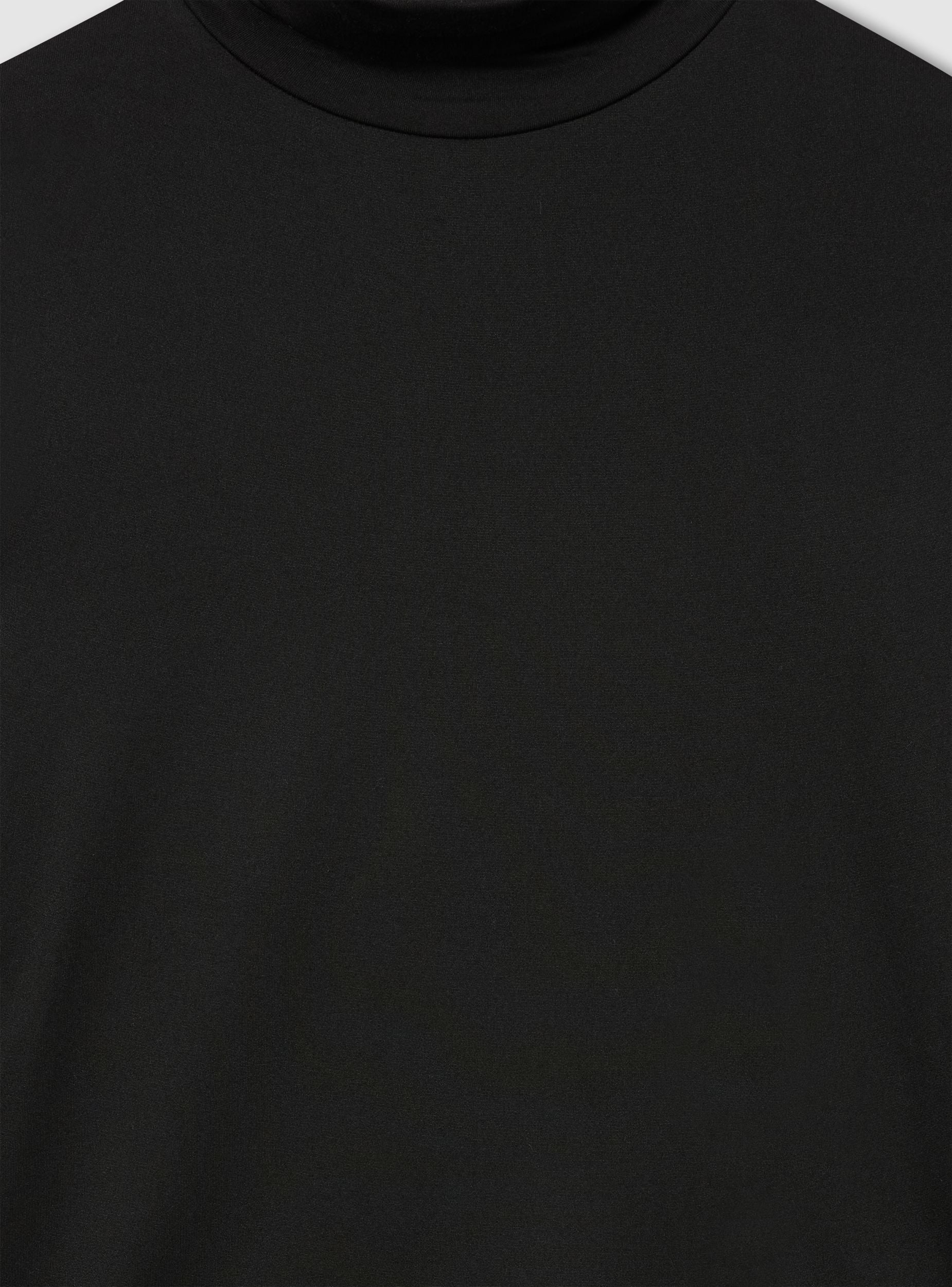 T-shirt basic a lupetto in tessuto caldo - Image 6