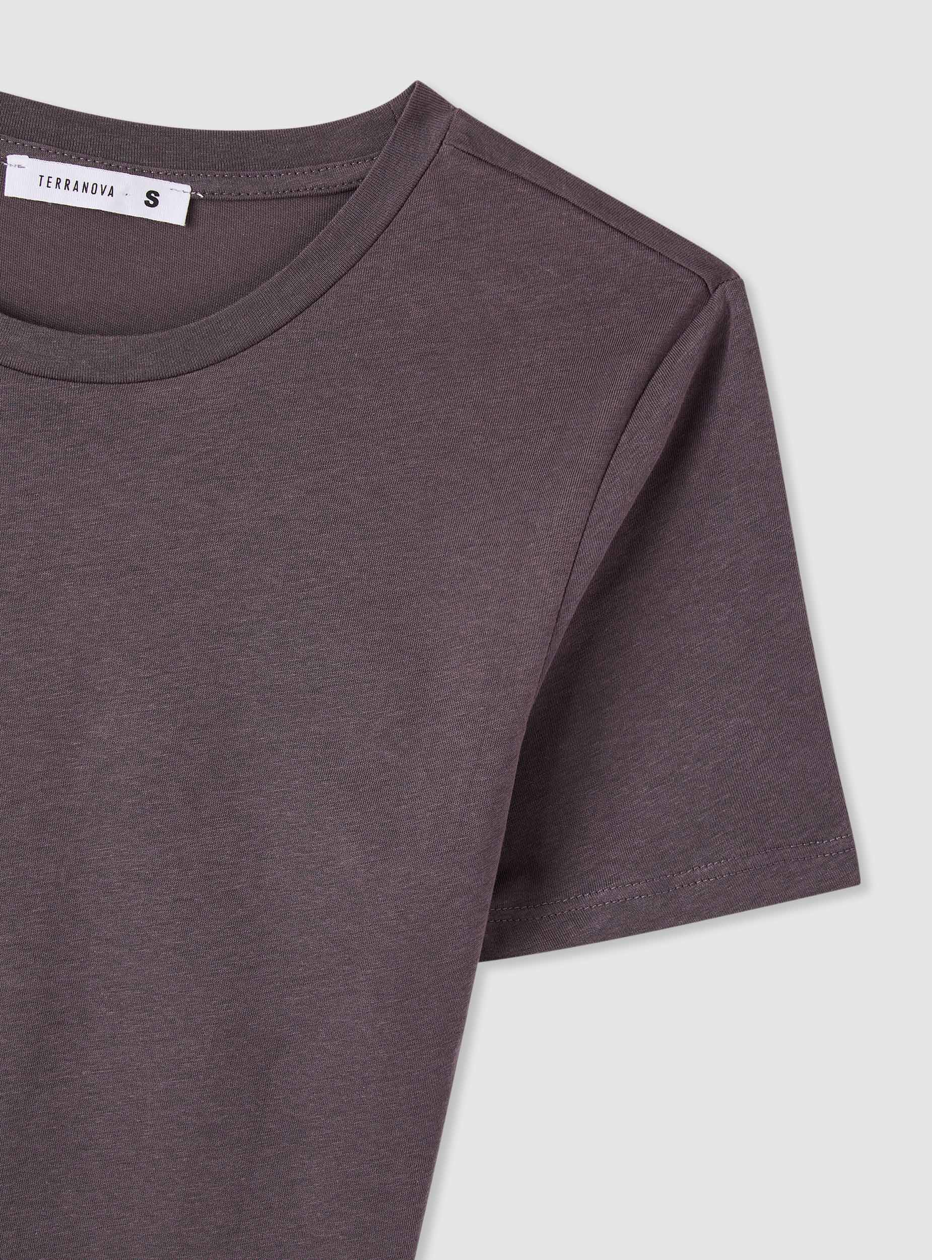 T-shirt basic a tinta unita - Image 3