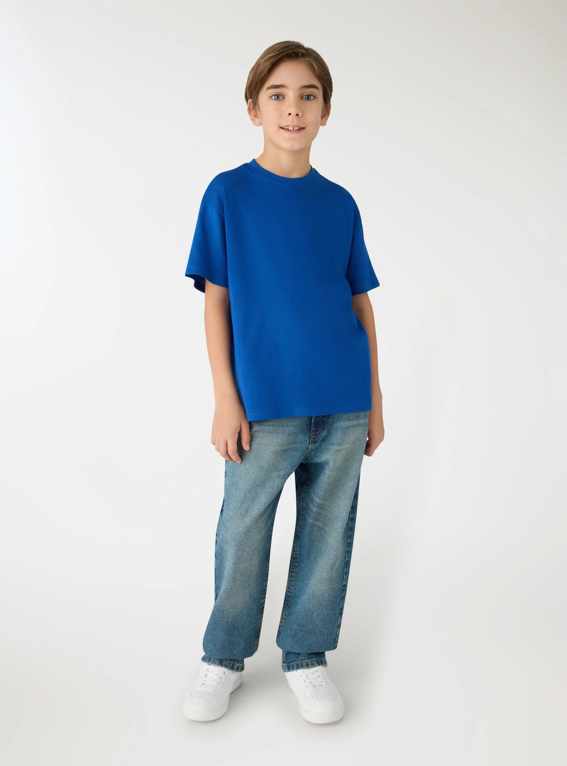 T-shirt basic a tinta unita - Image 2
