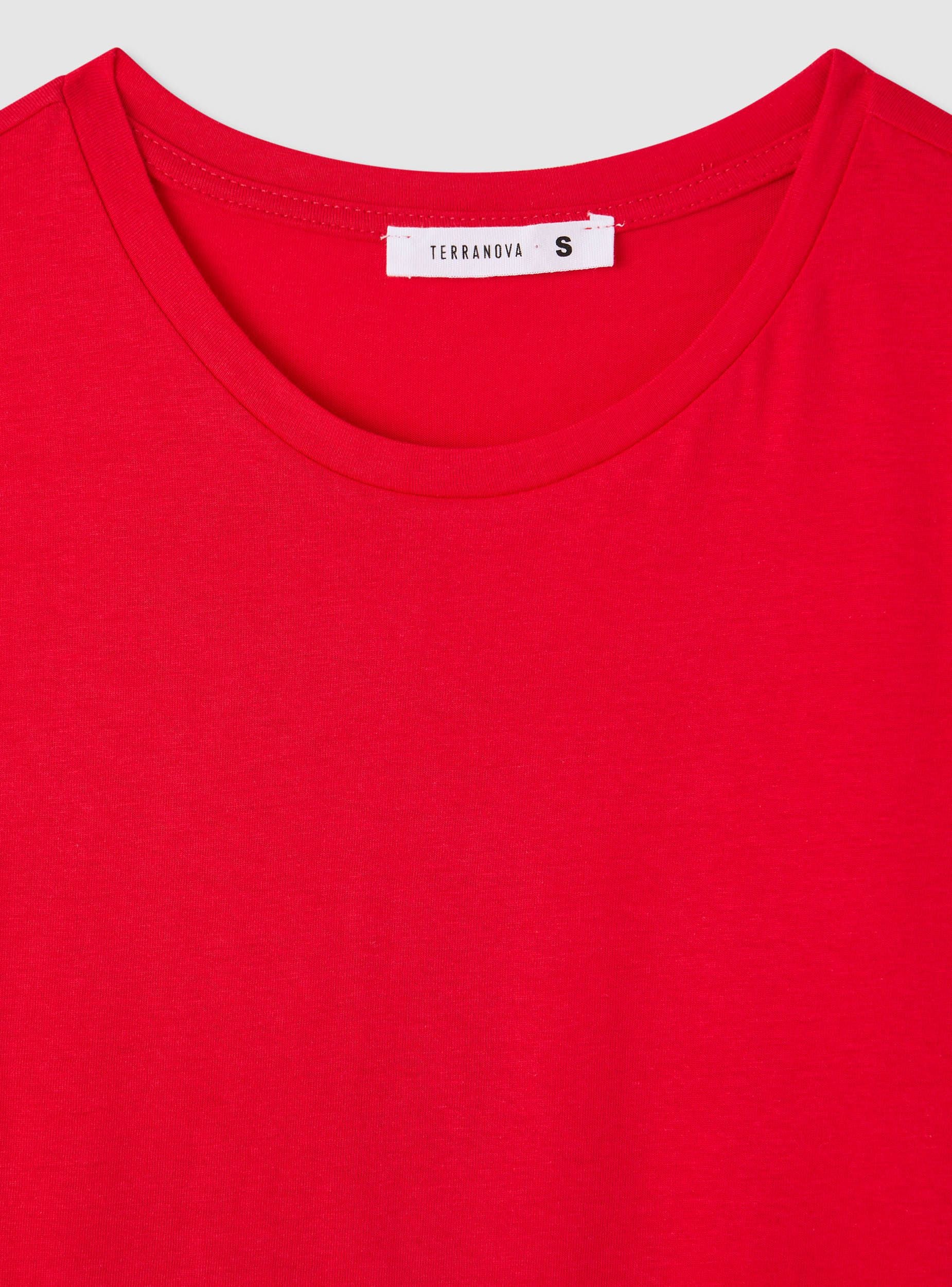 T-shirt basic a tinta unita - Image 2