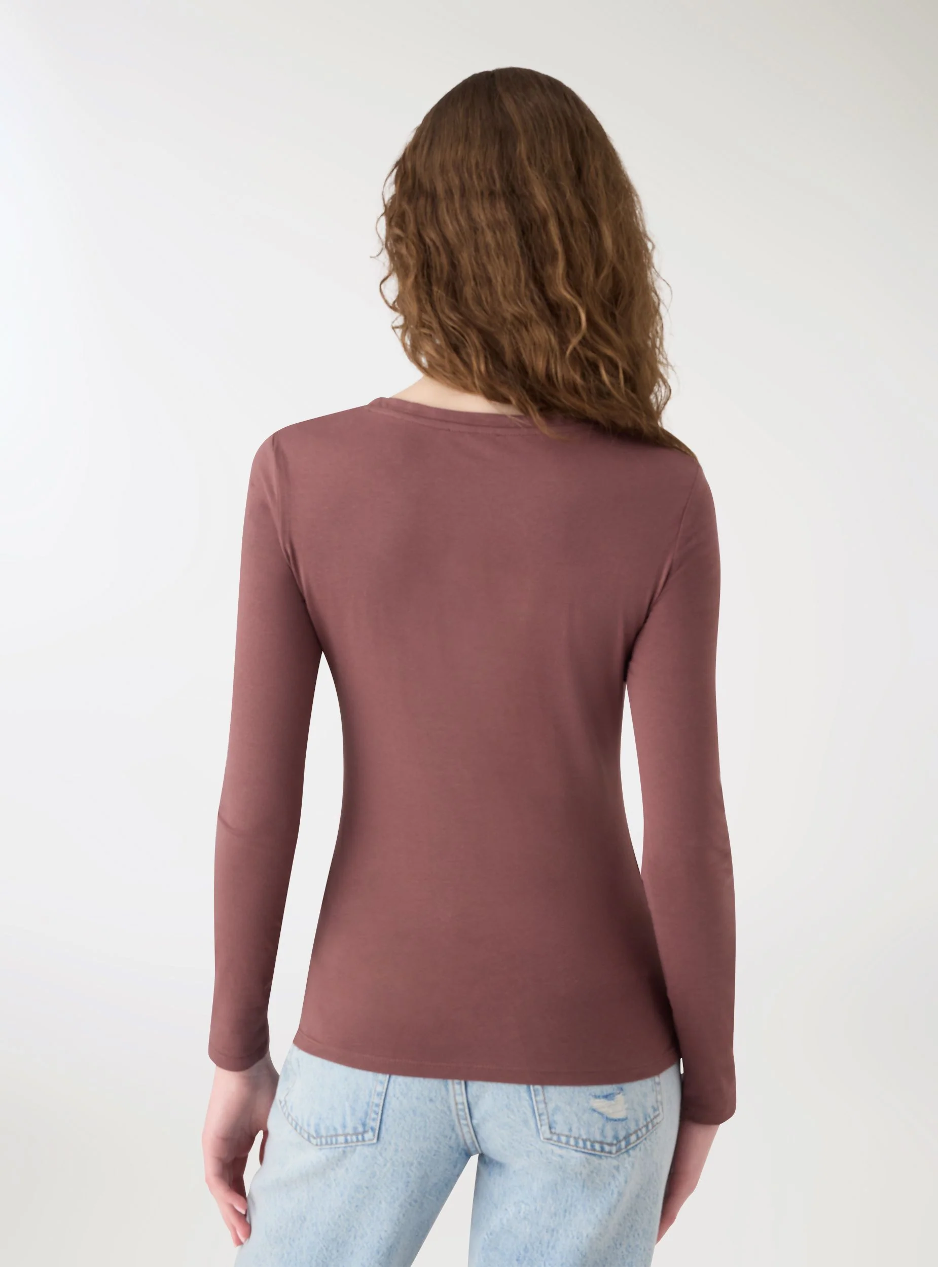 T-shirt basic a tinta unita - Image 3