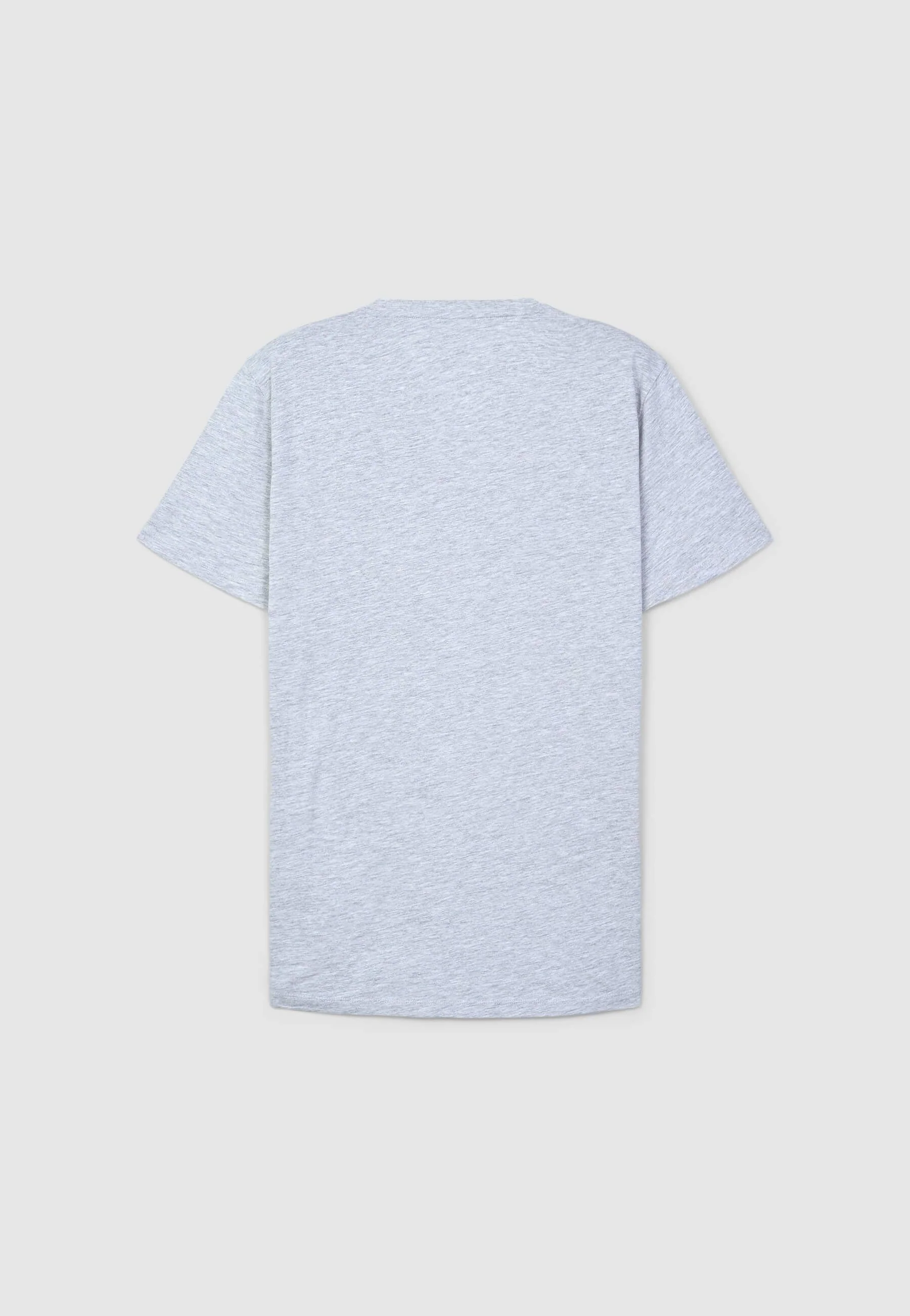 T-shirt basic con scollo a v - Image 6