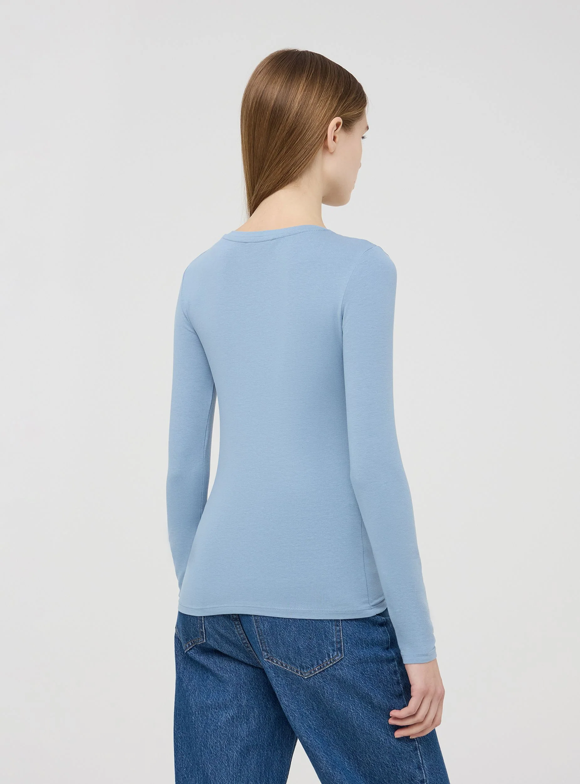 T-shirt basic maniche lunghe - Image 2