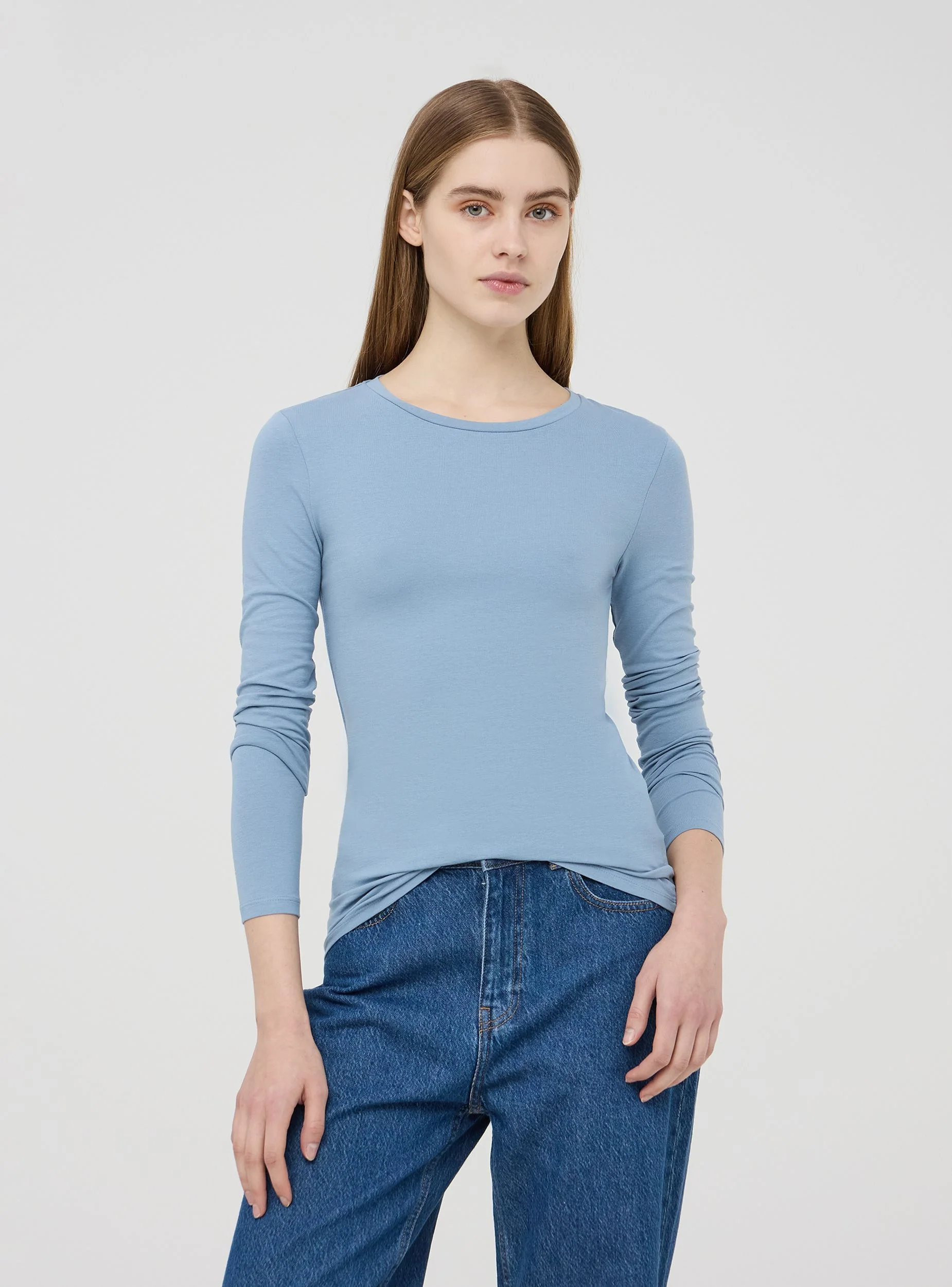 T-shirt basic maniche lunghe - Image 3