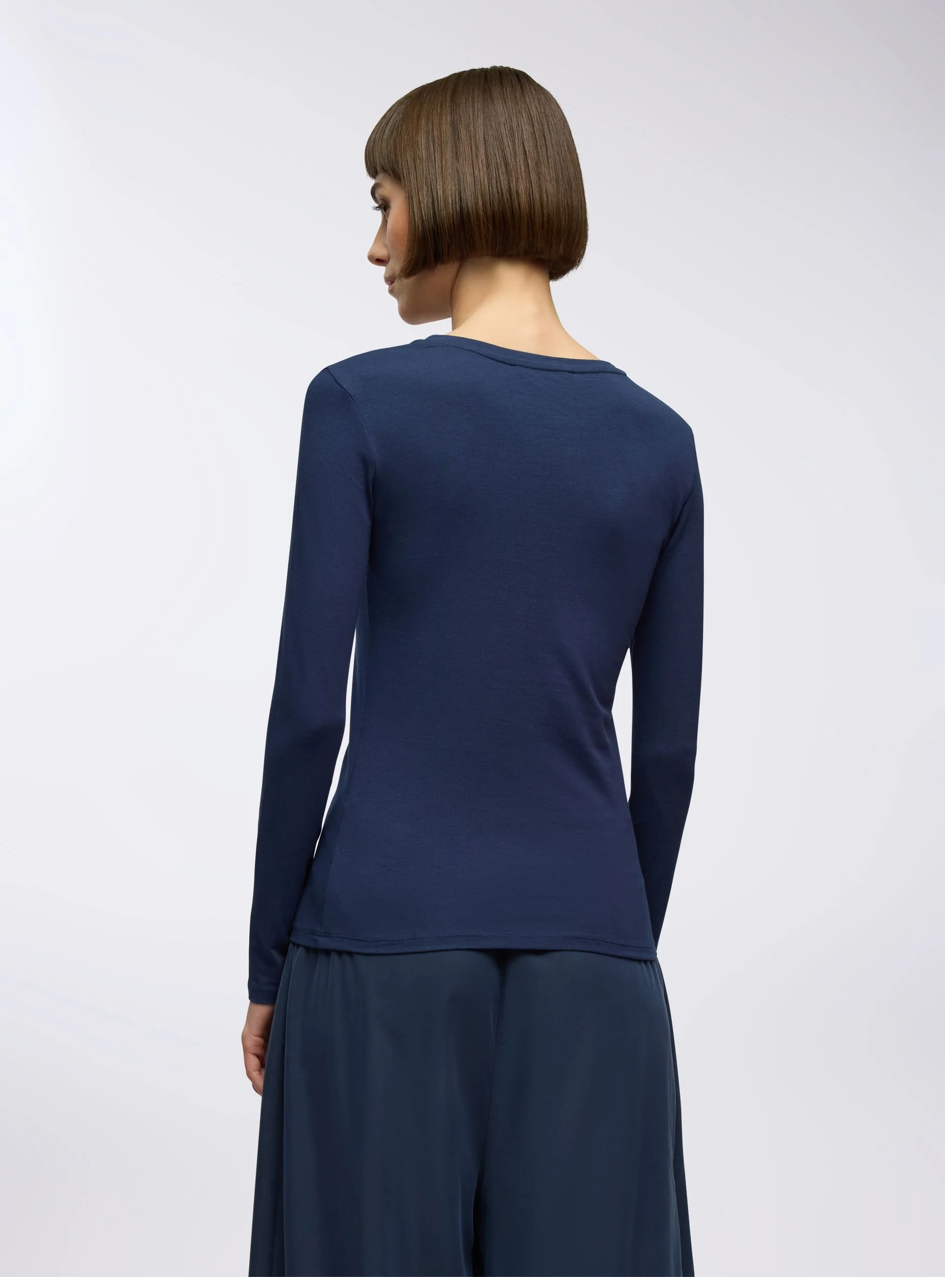T-shirt basic maniche lunghe - Image 4