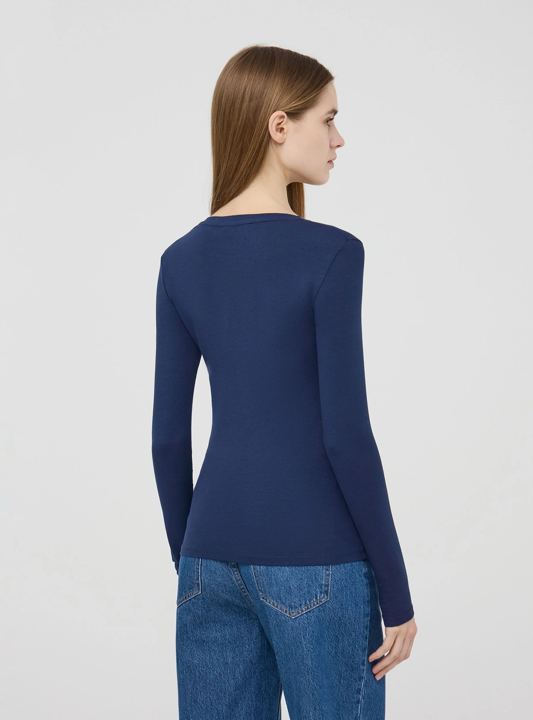 T-shirt basic maniche lunghe - Image 5