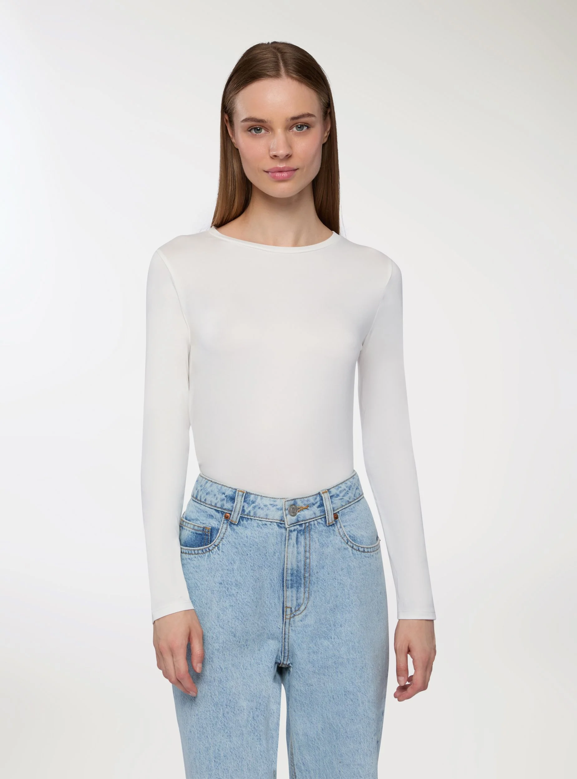 T-shirt basic tessuto caldo - Image 3