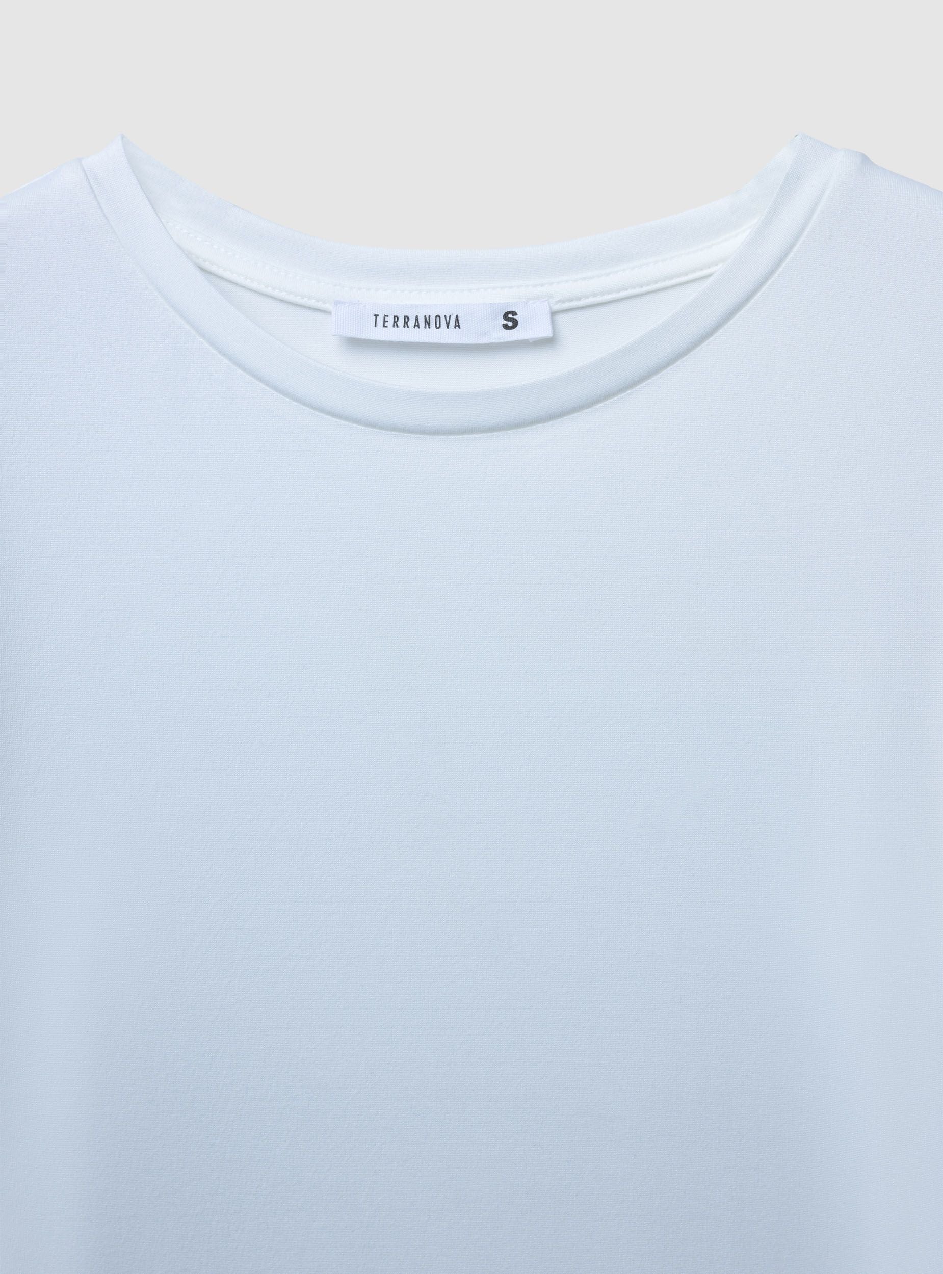T-shirt basic tessuto caldo - Image 5
