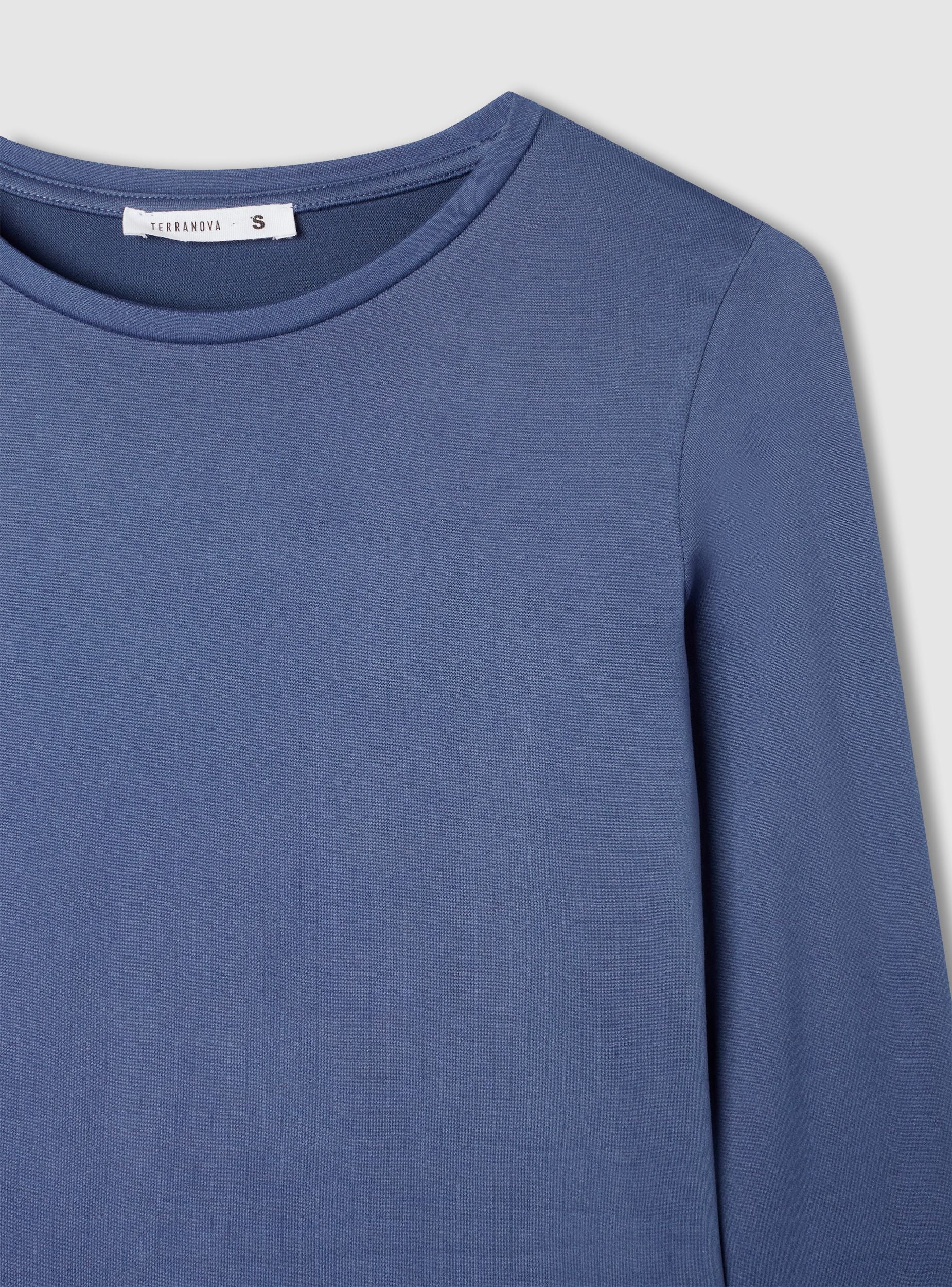 T-shirt basic tessuto caldo - Image 6