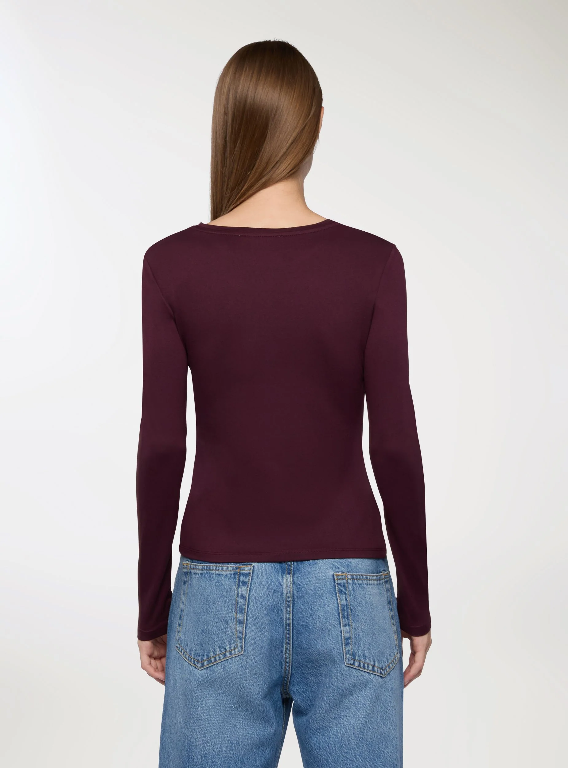 T-shirt basic tessuto caldo - Image 4