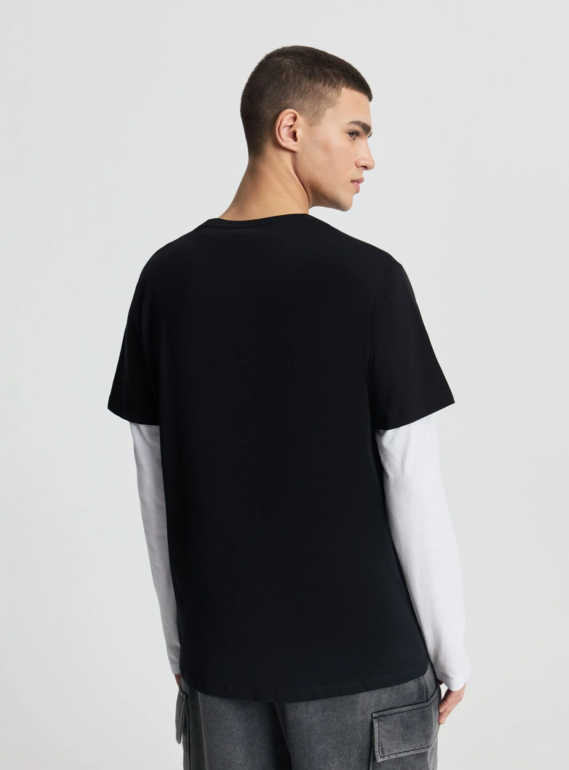 T-shirt basic tinta unita - Image 2