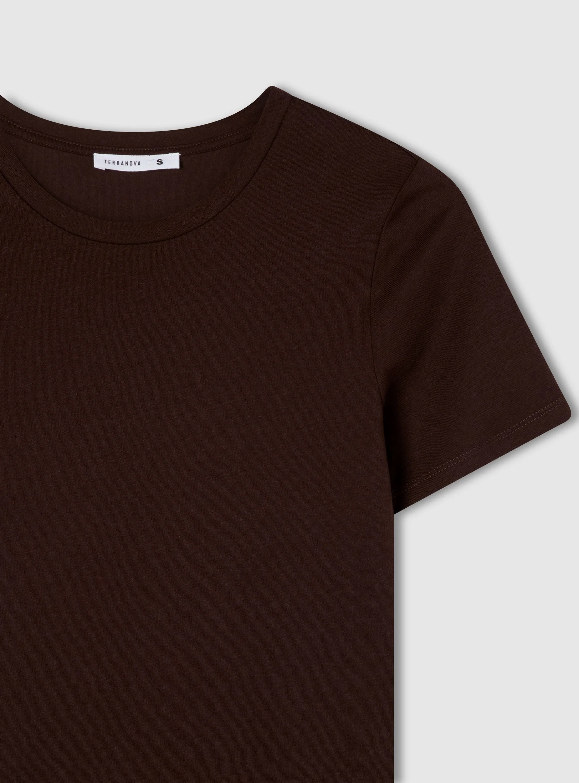 T-shirt basica a tinta unita - Image 6