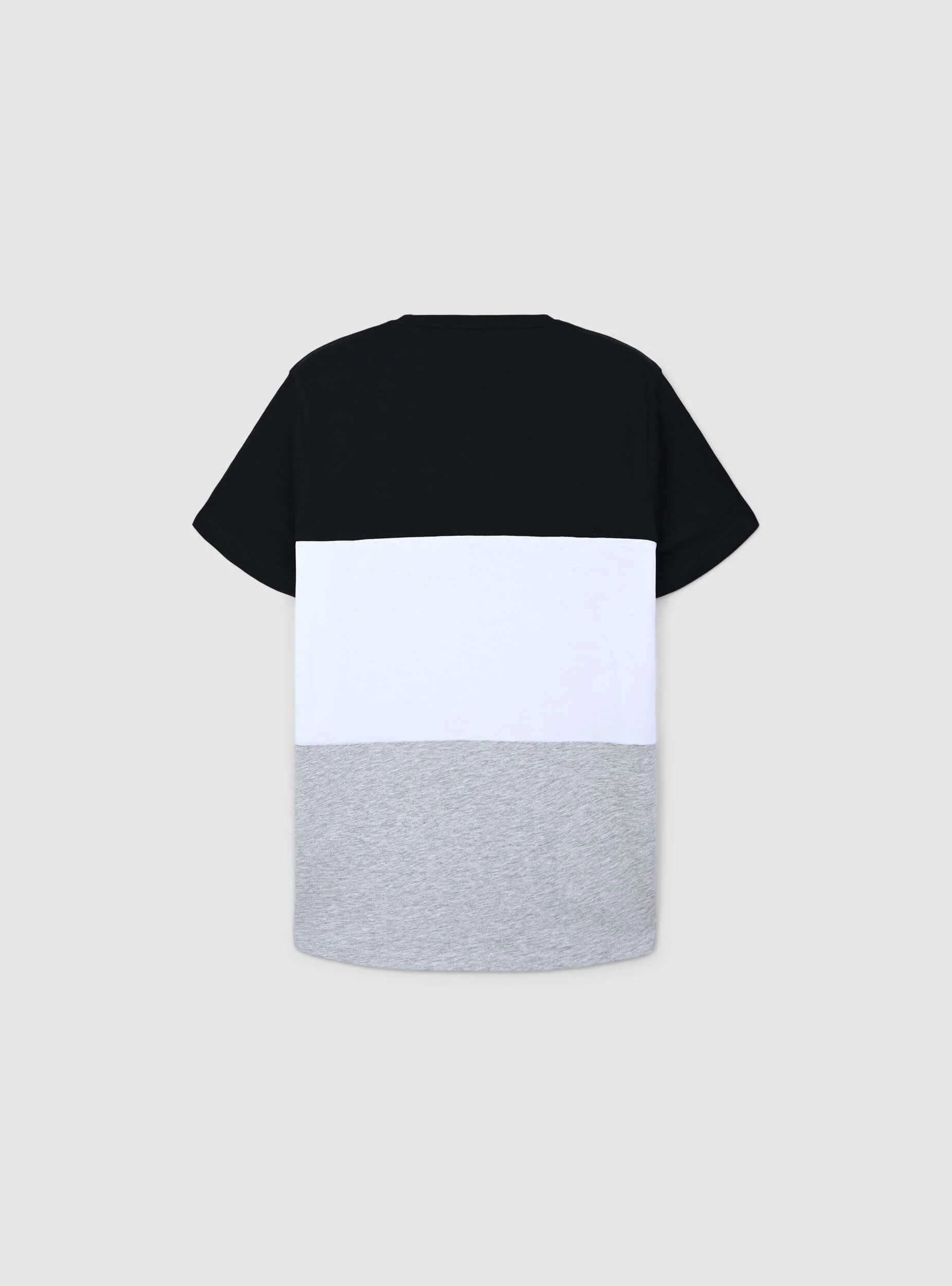 T-shirt block color con scritta - Image 3