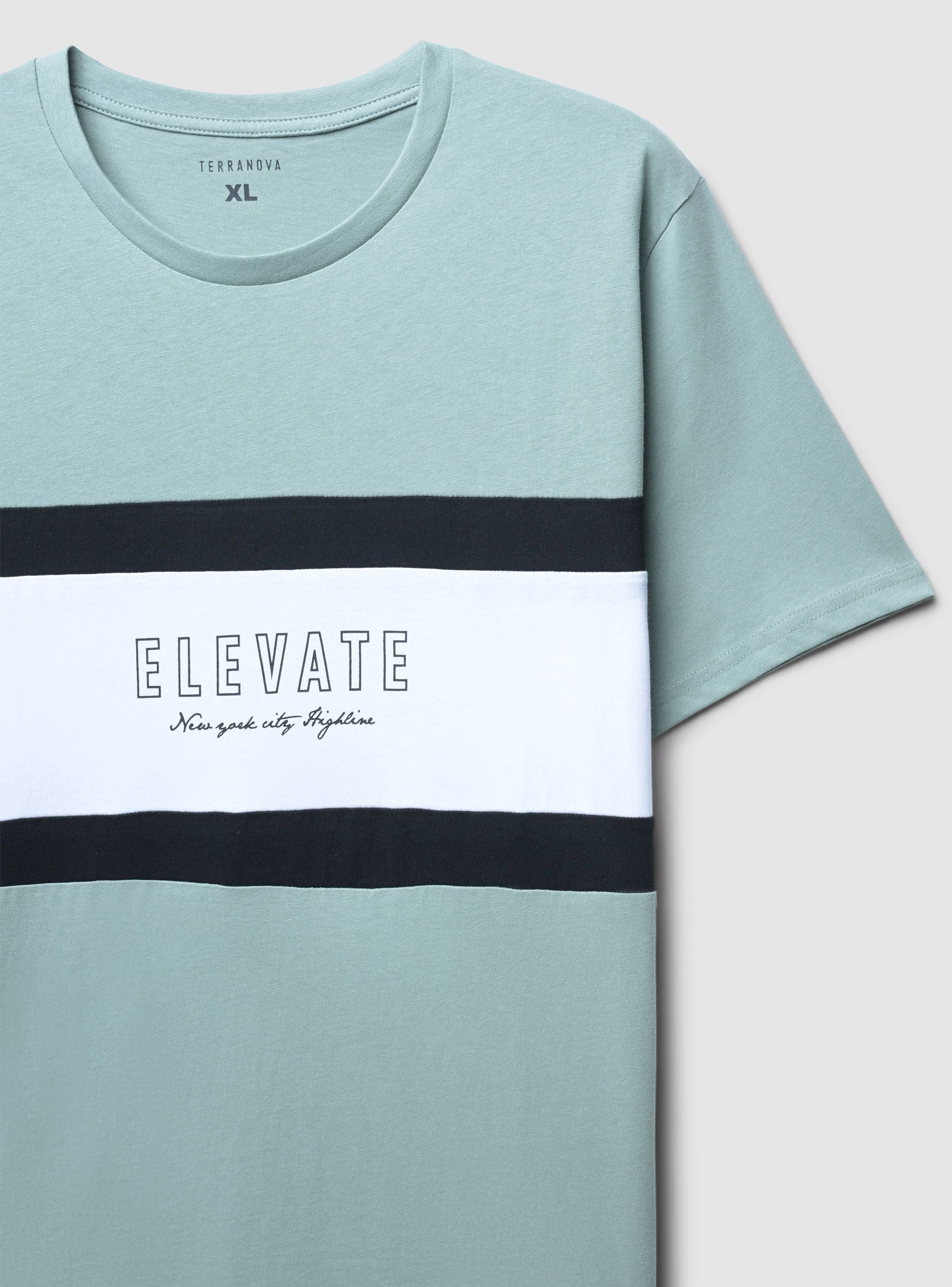 T-shirt block color con scrittta - Image 5