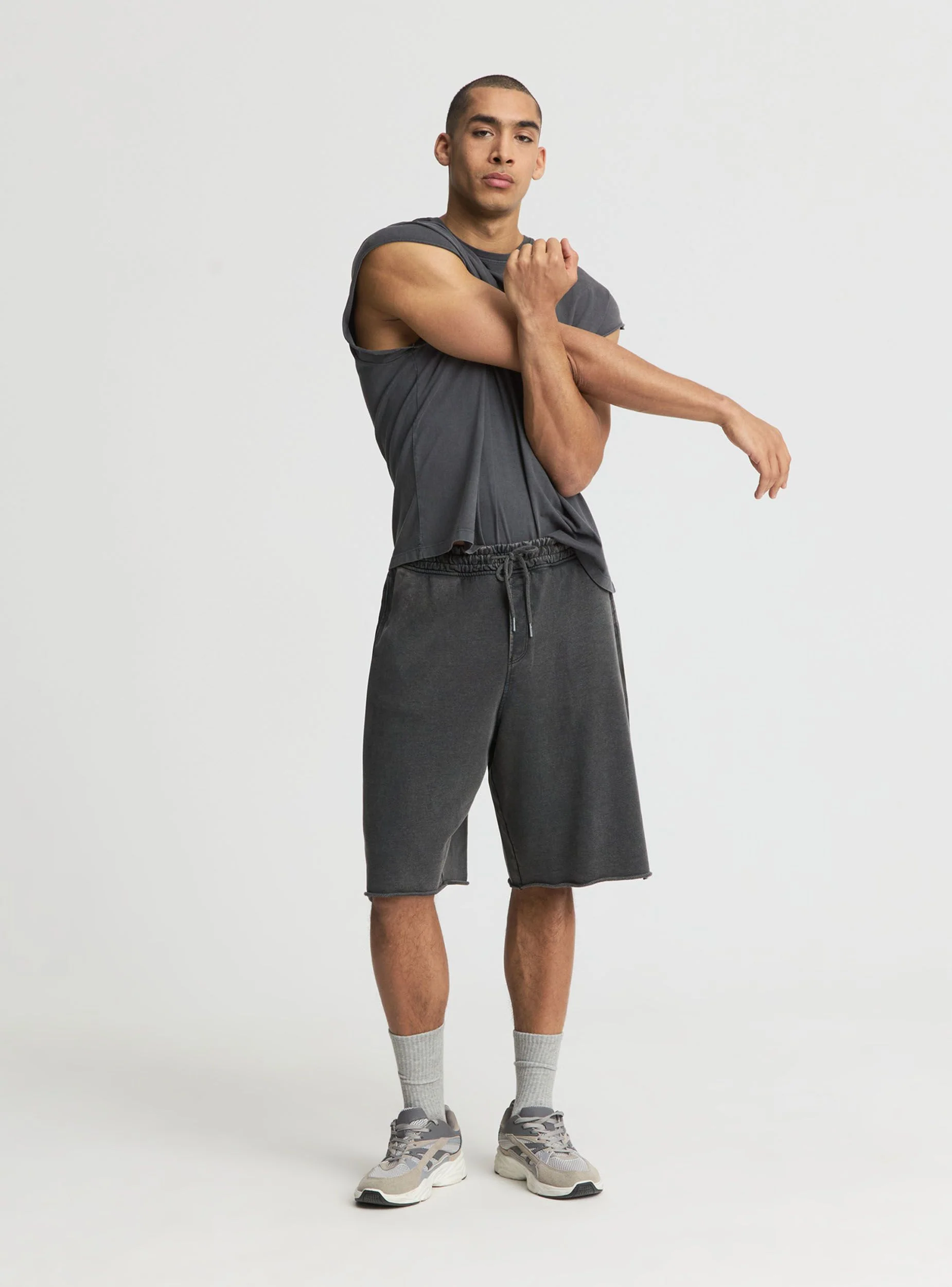 T-shirt boxy a tinta unita con maniche ad aletta - Image 3