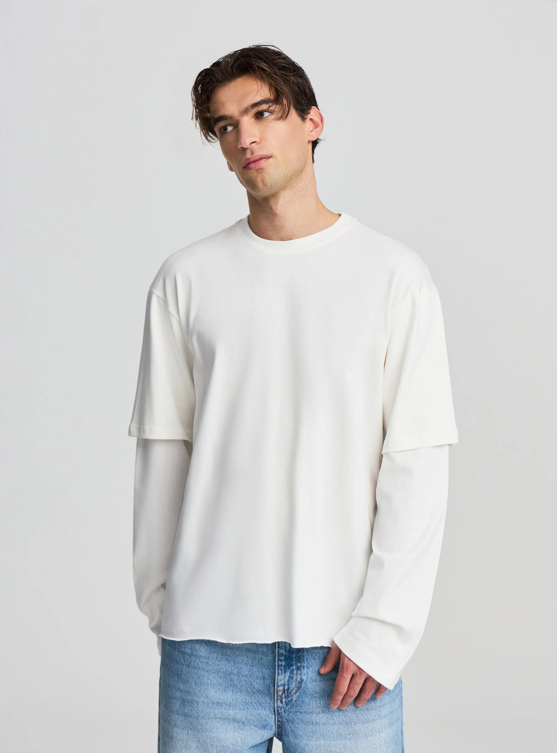 T-shirt boxy doppiata - Image 7