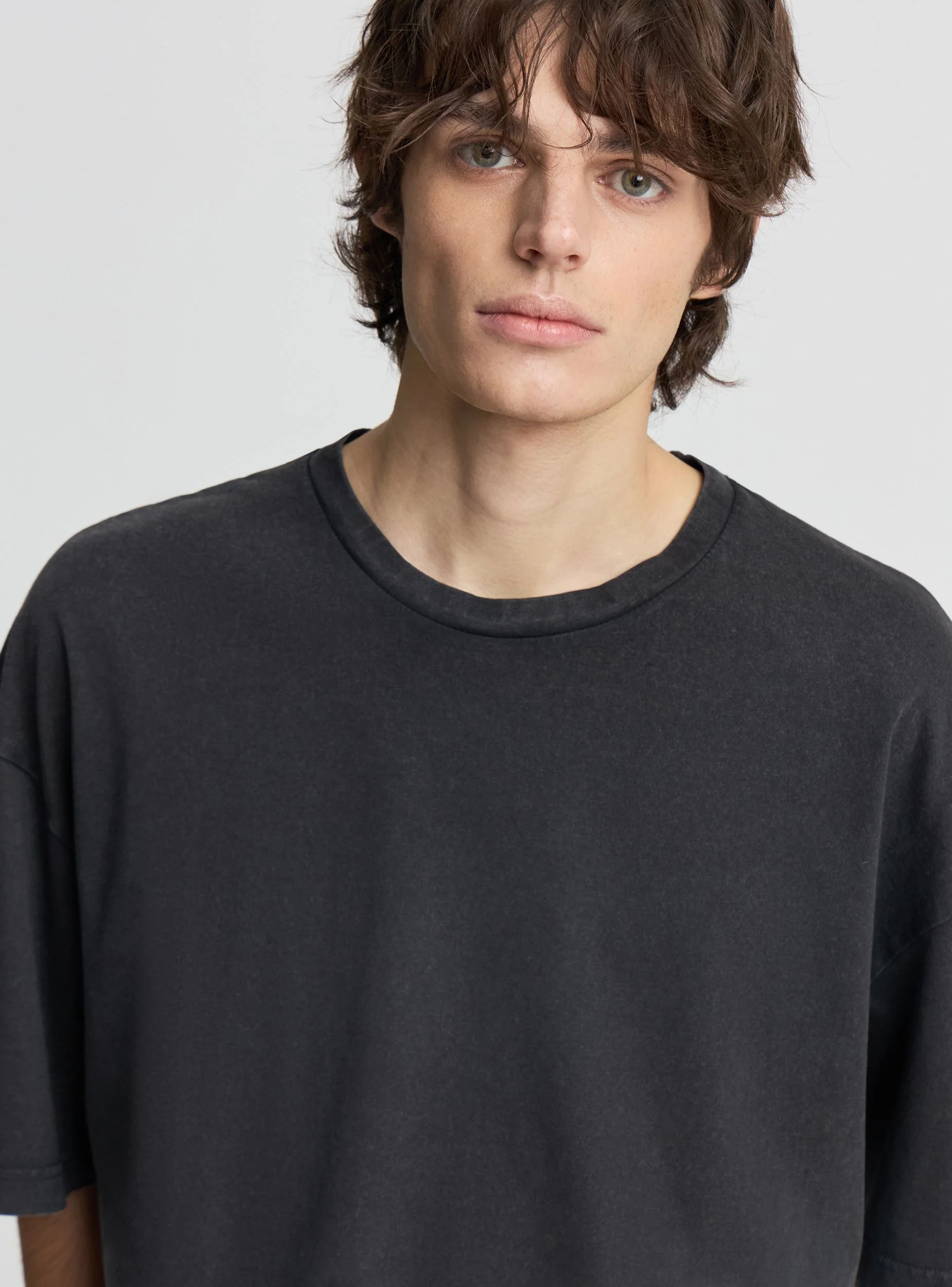 T-shirt boxy fit acid wash