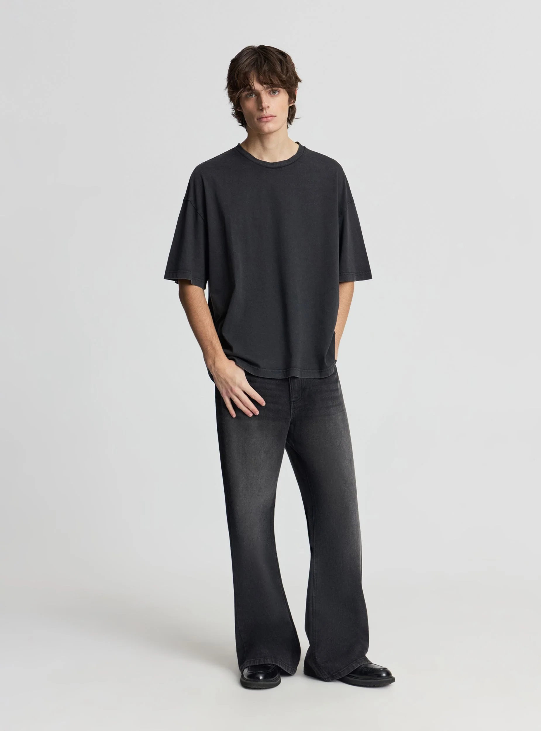 T-shirt boxy fit acid wash - Image 4