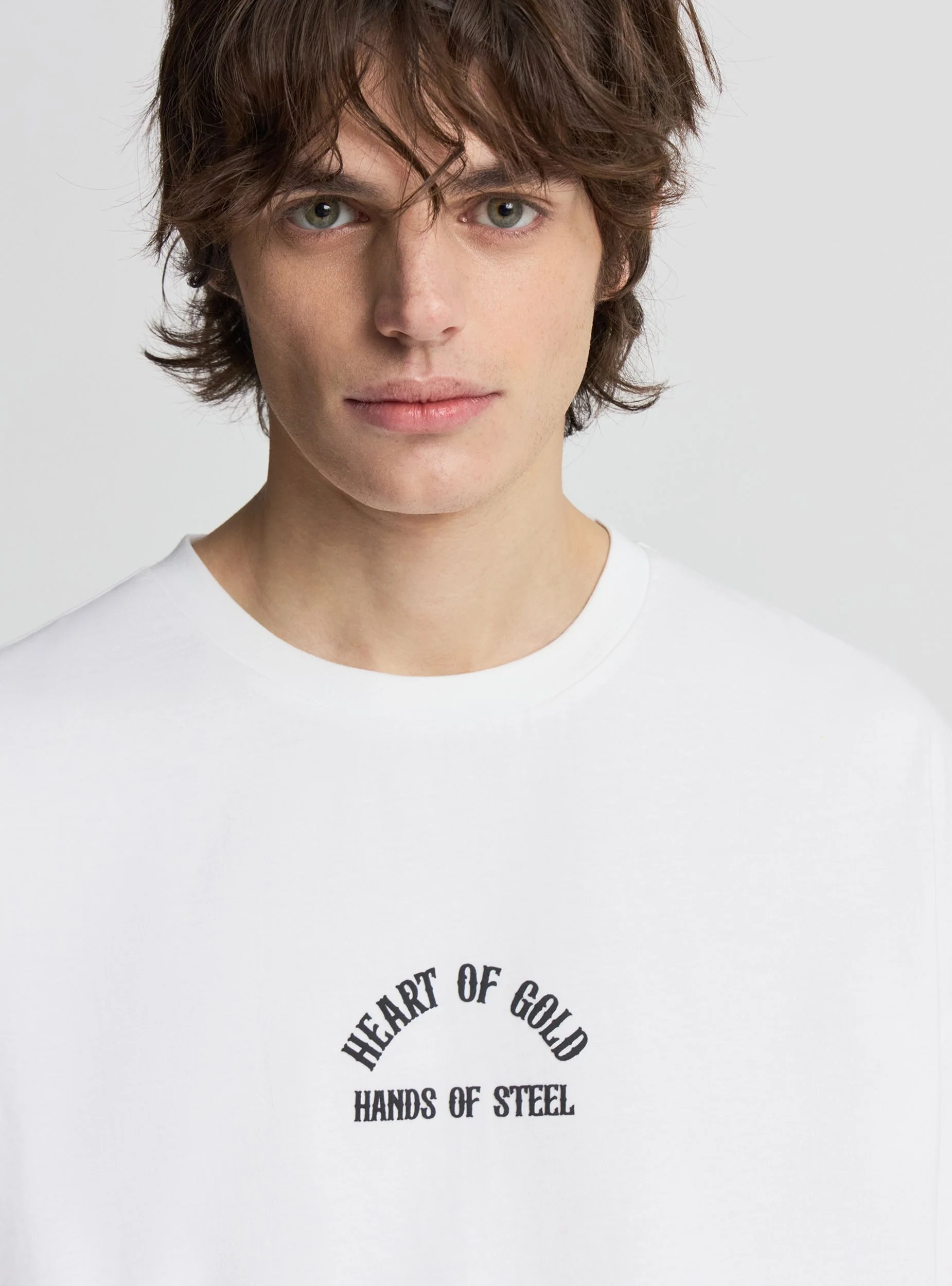 T-shirt boxy fit con stampa fronte/retro - Image 3