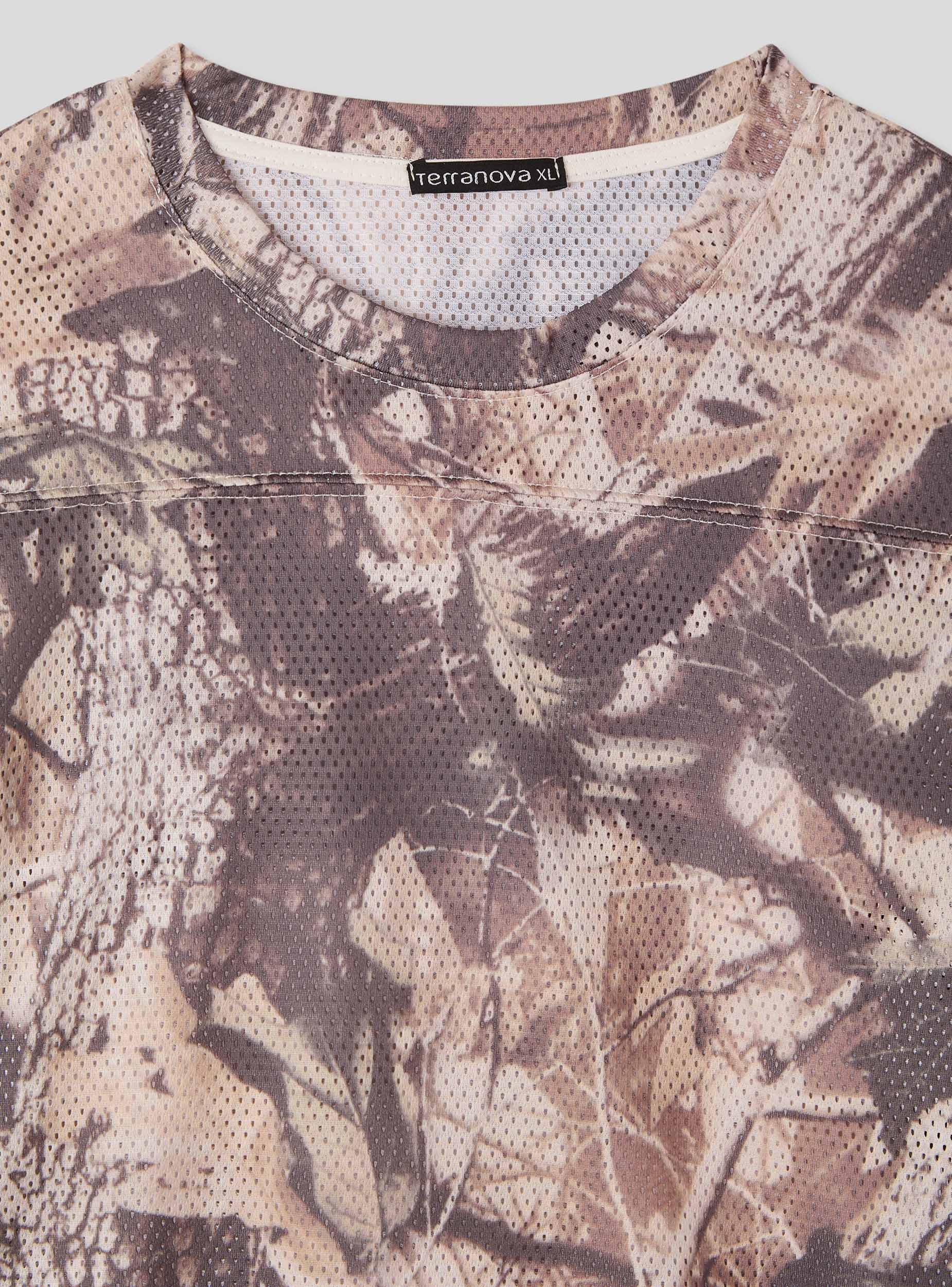 T-shirt boxy fit foglie - Image 2