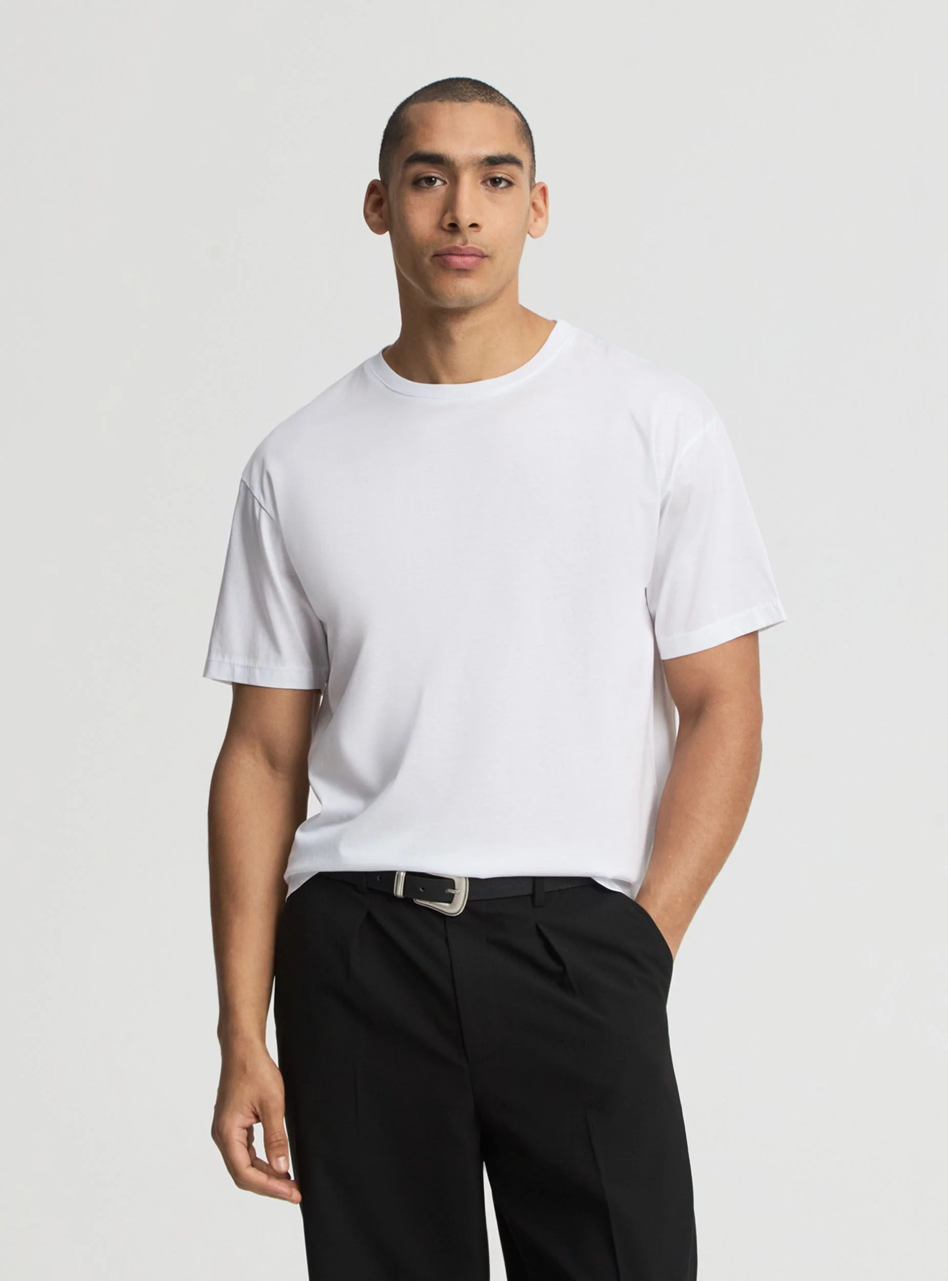 T-shirt comfort a tinta unita - Image 8