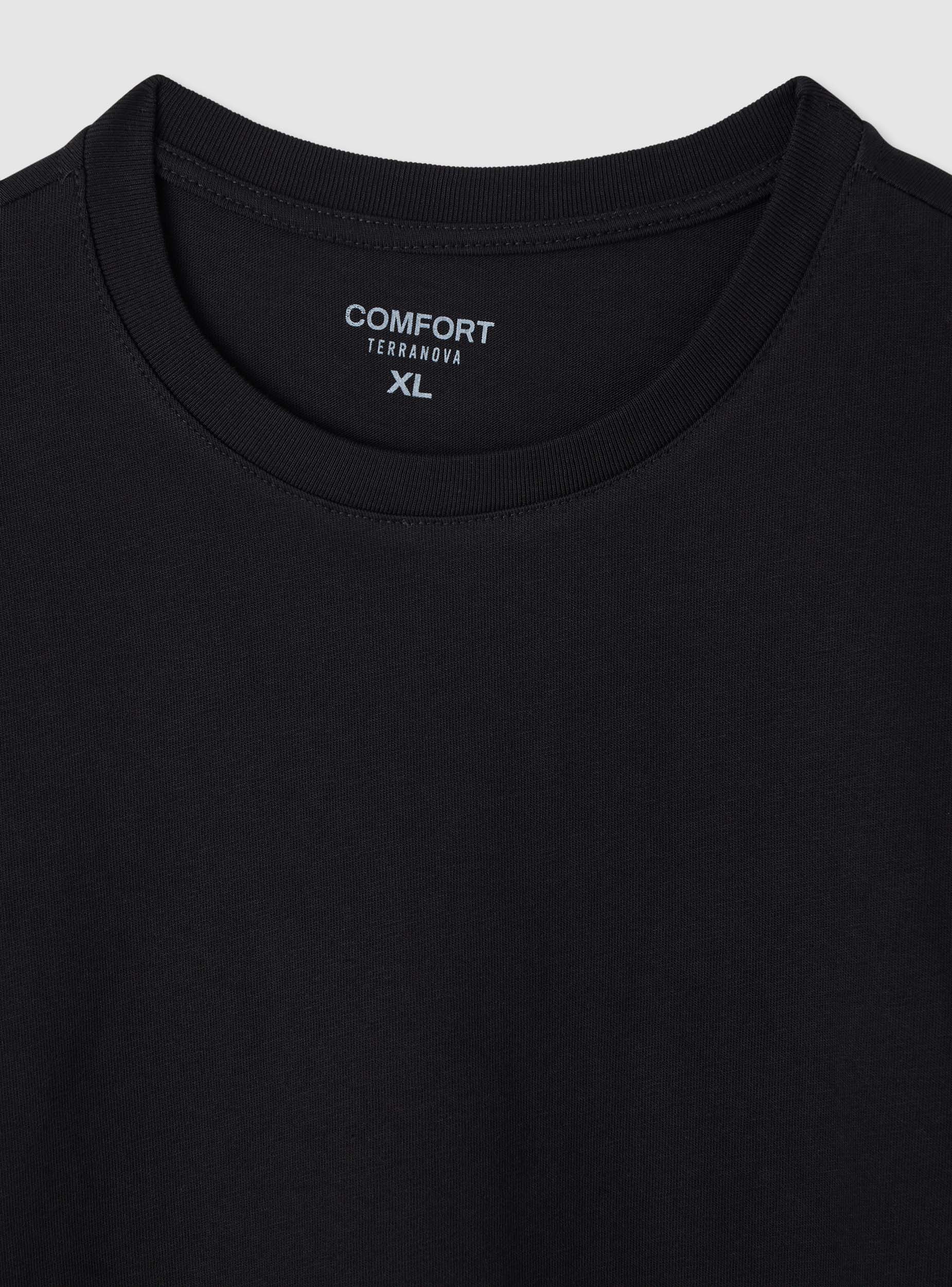T-shirt comfort a tinta unita - Image 7