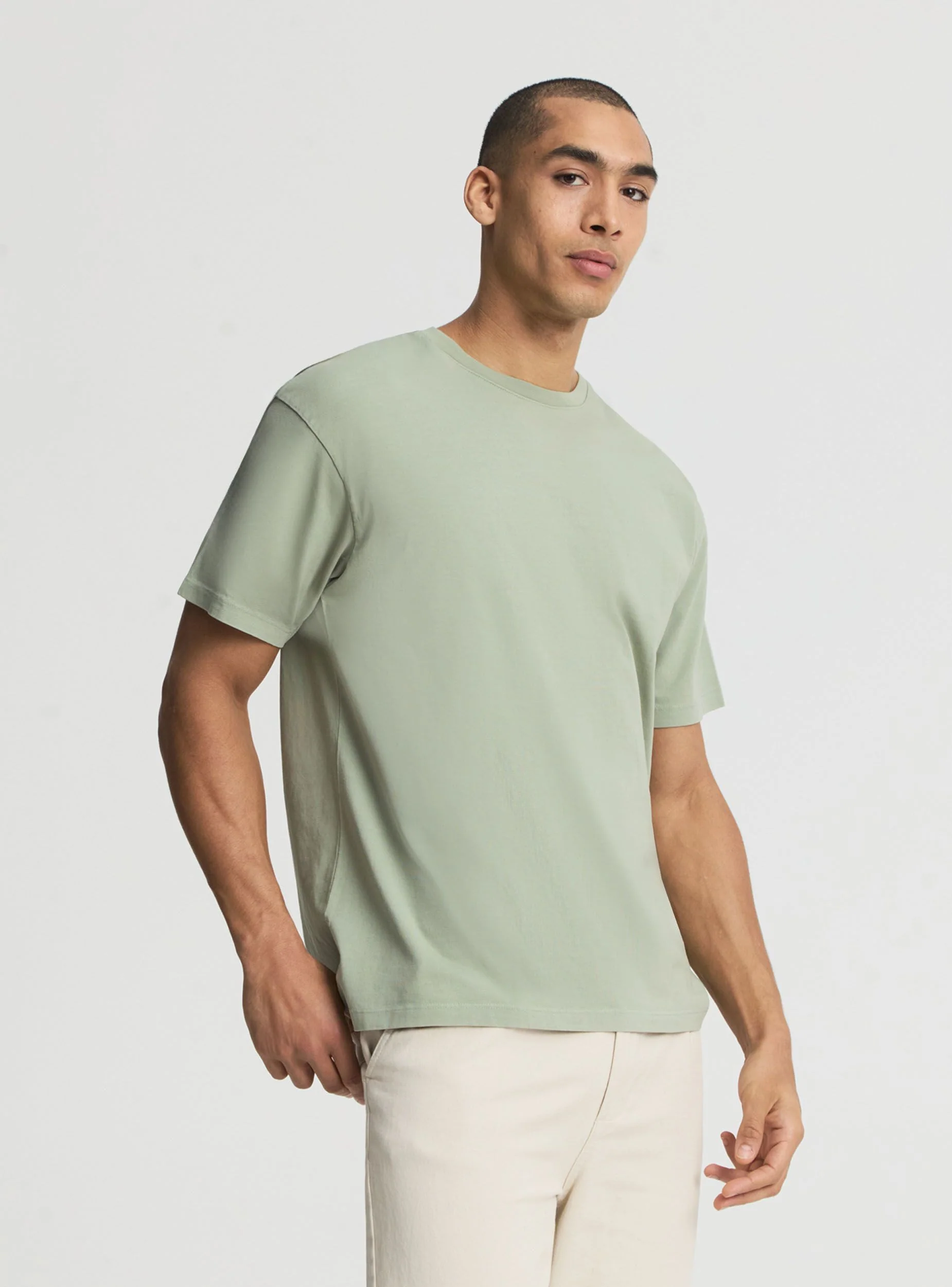 T-shirt comfort a tinta unita - Image 2