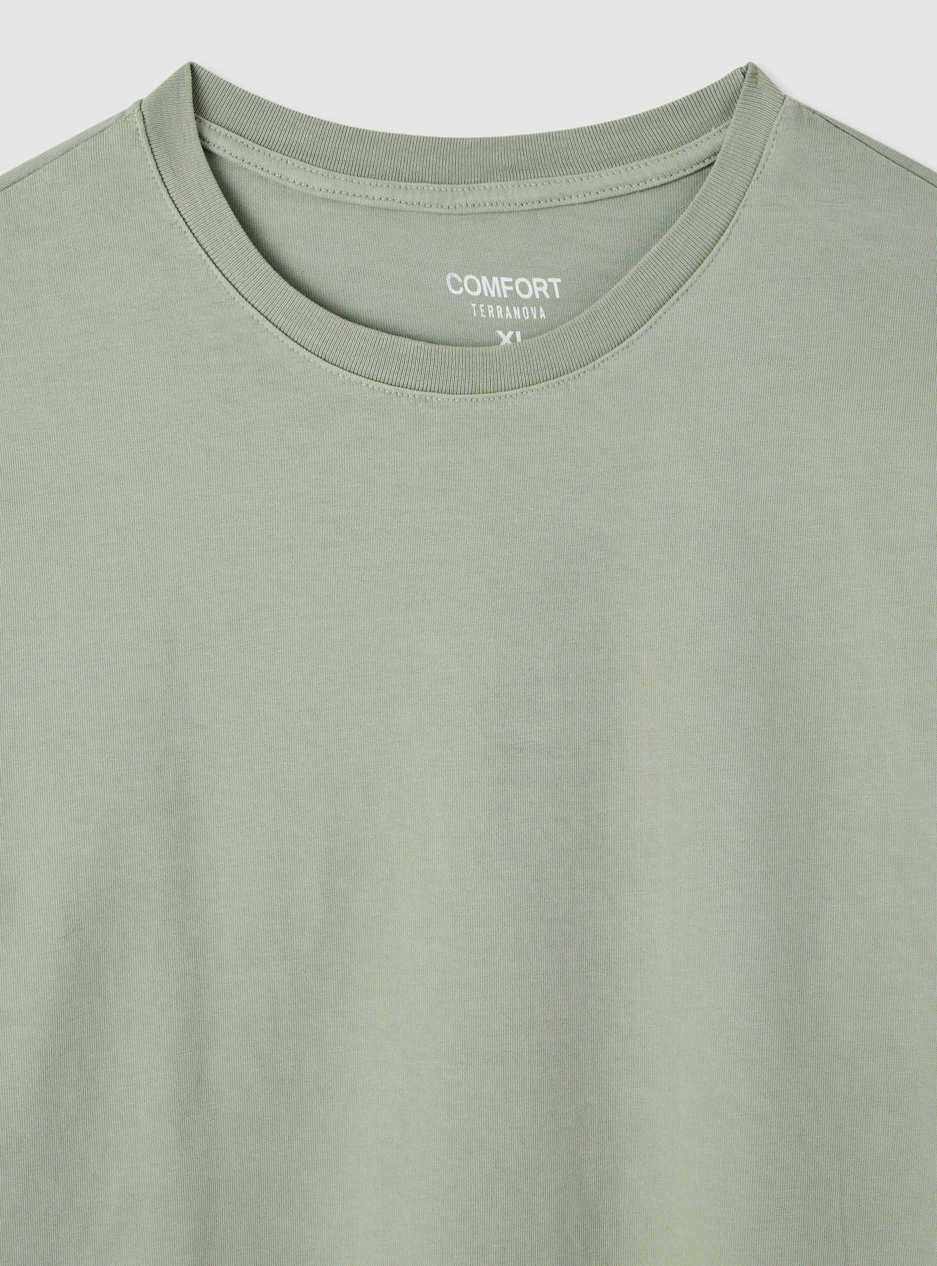 T-shirt comfort a tinta unita - Image 7