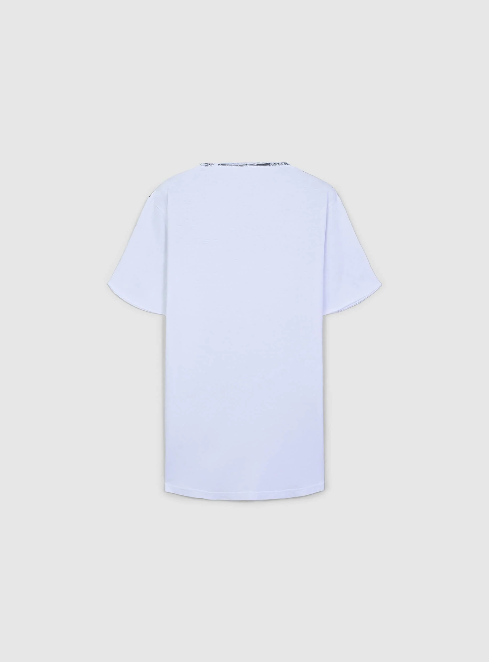 T-shirt con fantasia palme sulle spalle - Image 4