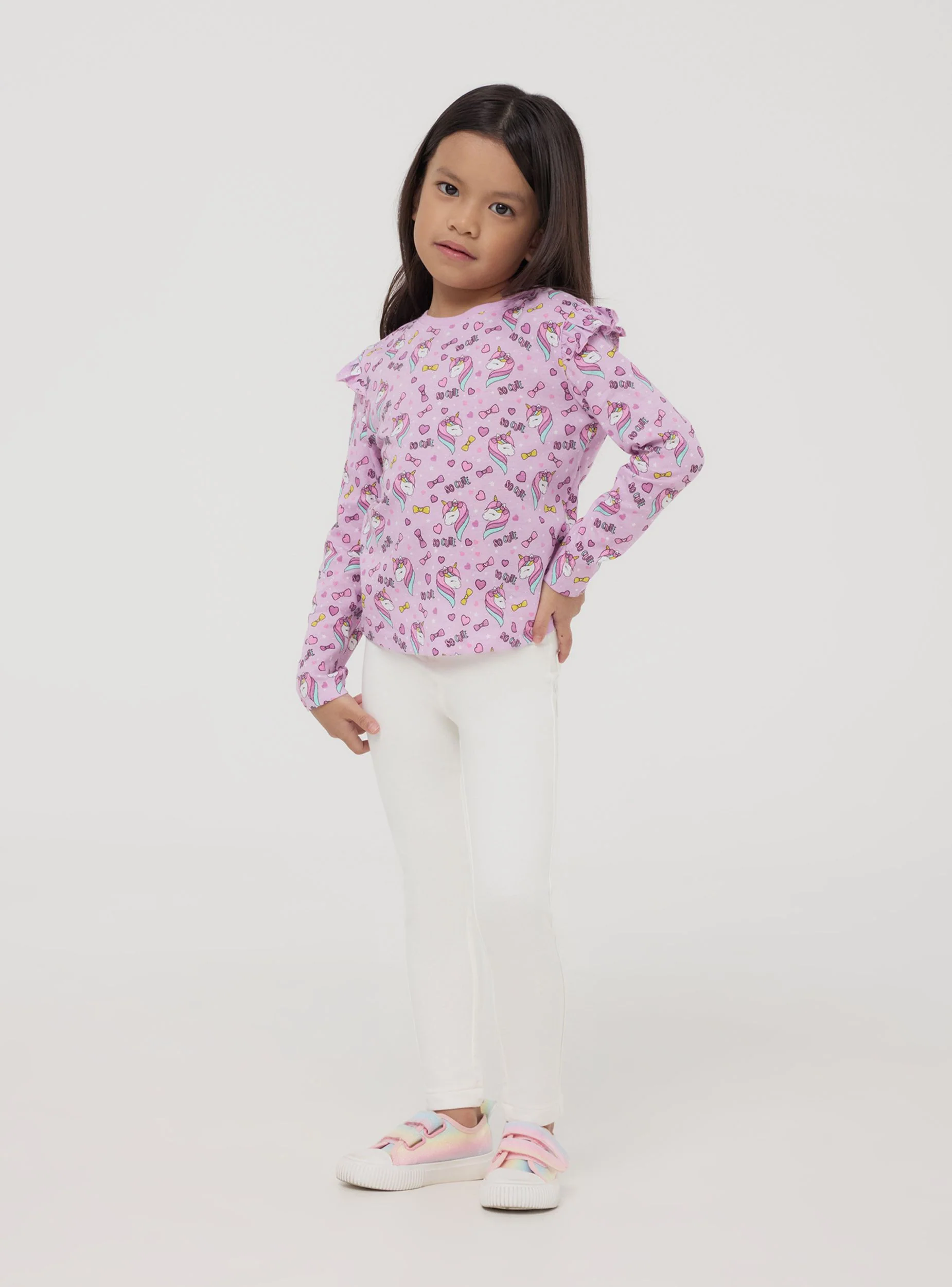 T-shirt con fantasia unicorni - Image 2