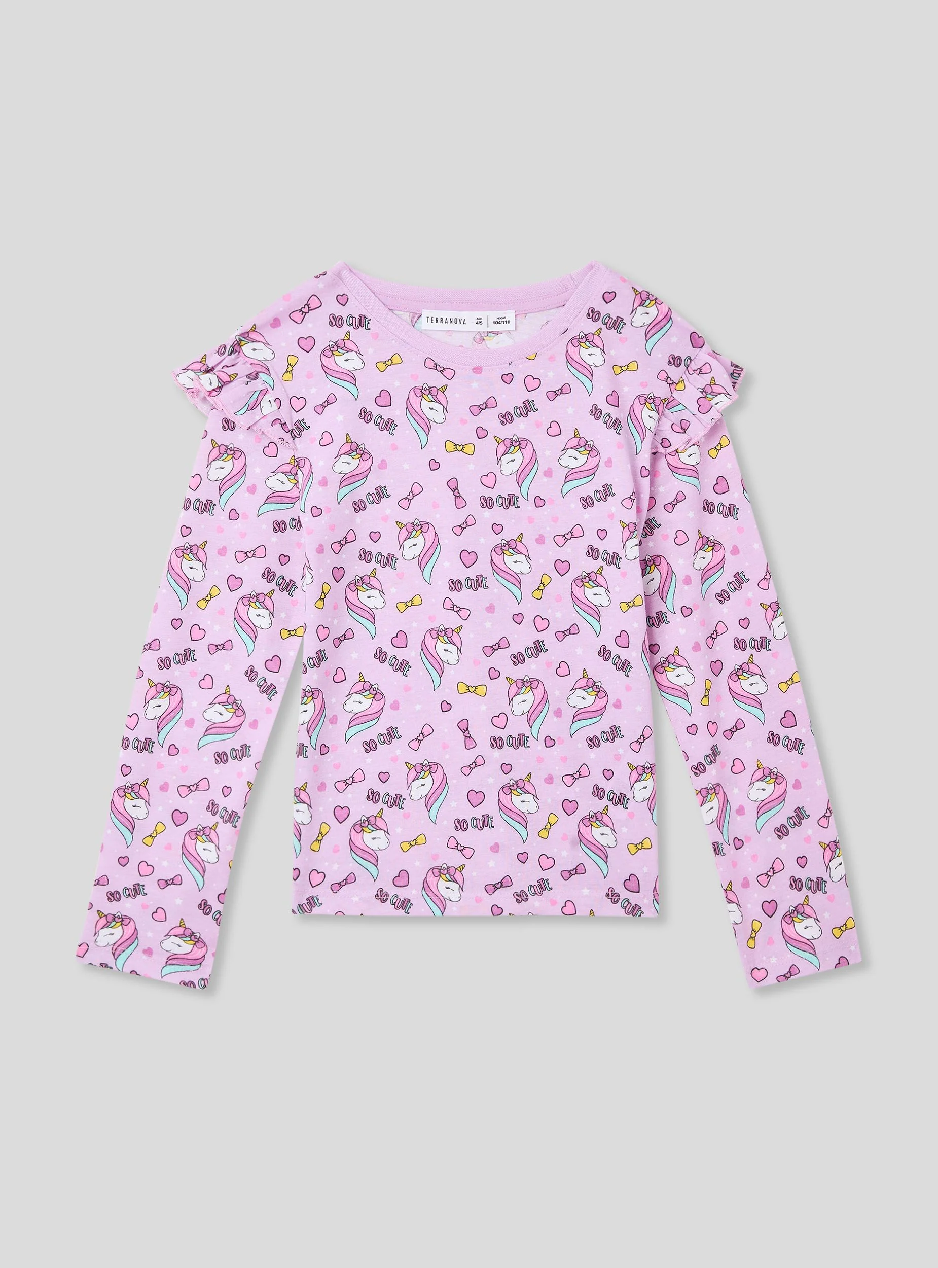 T-shirt con fantasia unicorni - Image 4