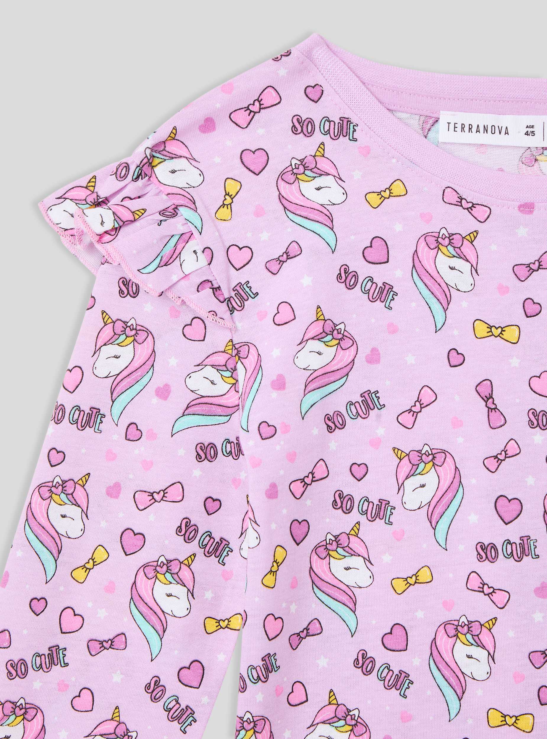 T-shirt con fantasia unicorni - Image 6