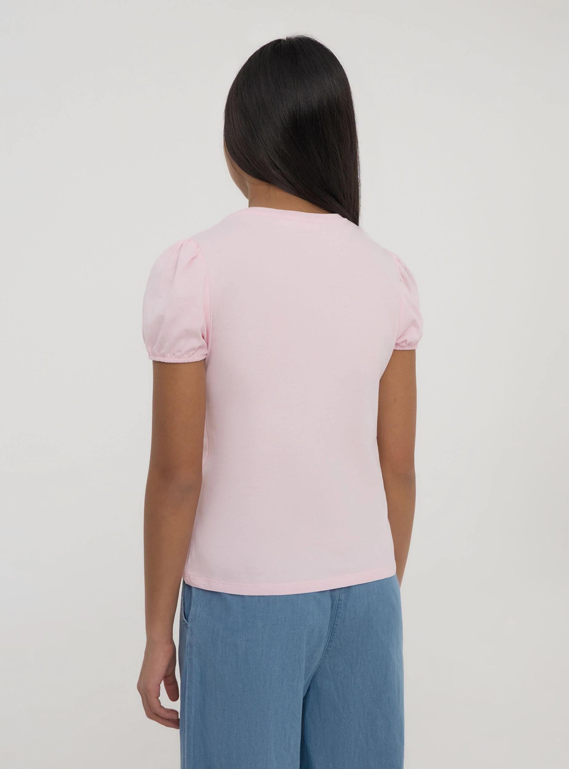 T-shirt con farfalla di paillettes - Image 2