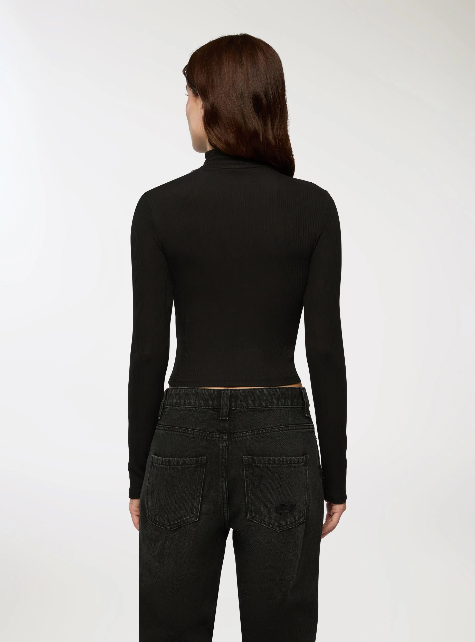 T-shirt con half zip - Image 3