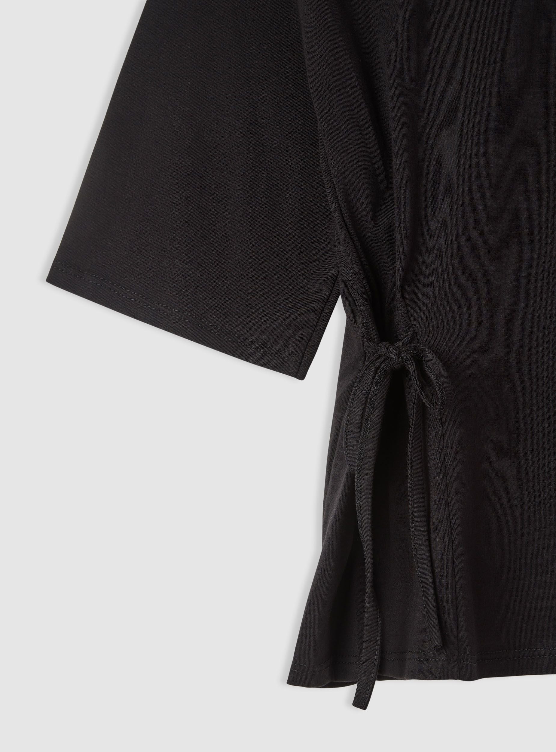 T-shirt con laccetti laterali - Image 5