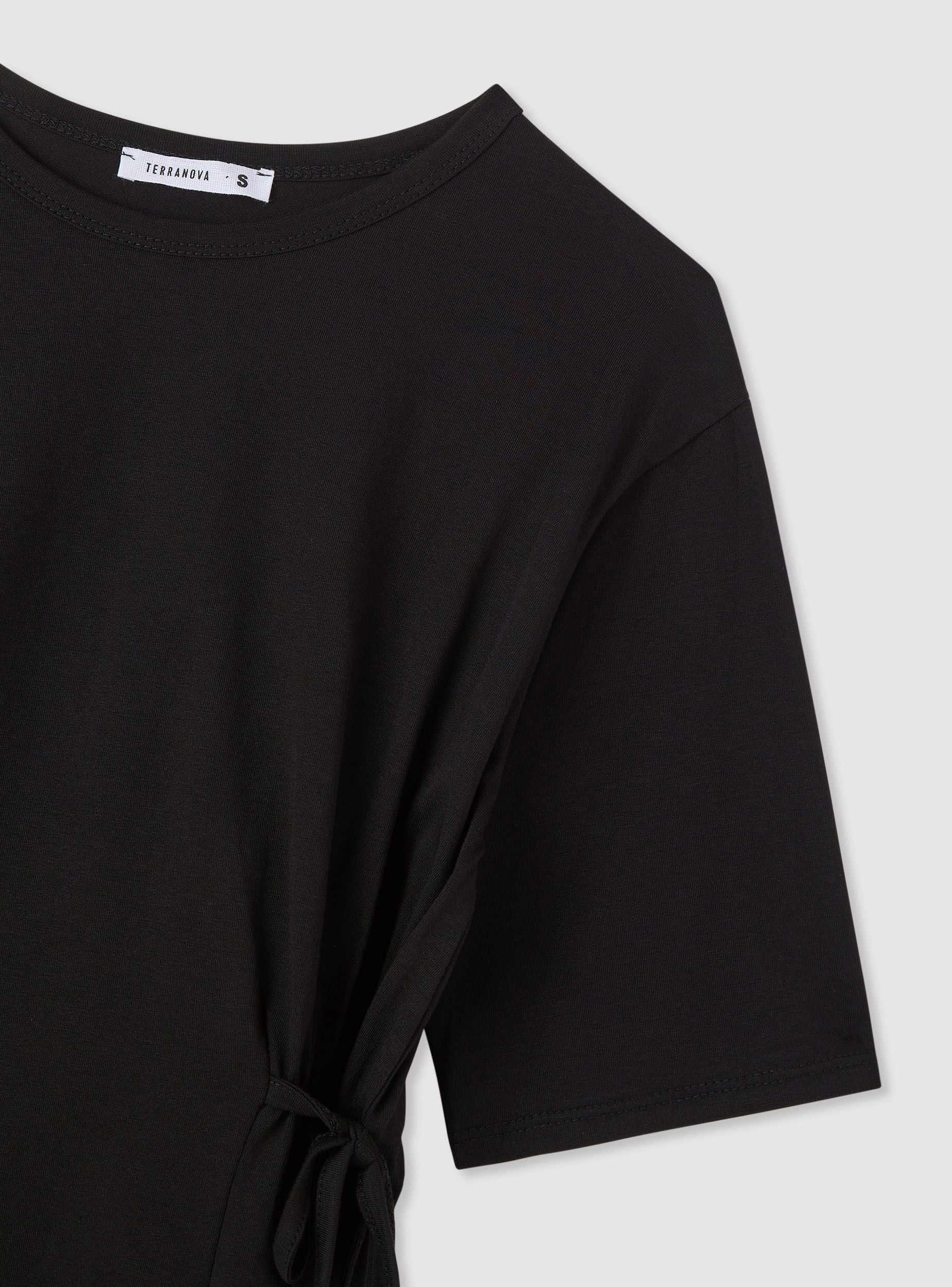 T-shirt con laccetti laterali - Image 6